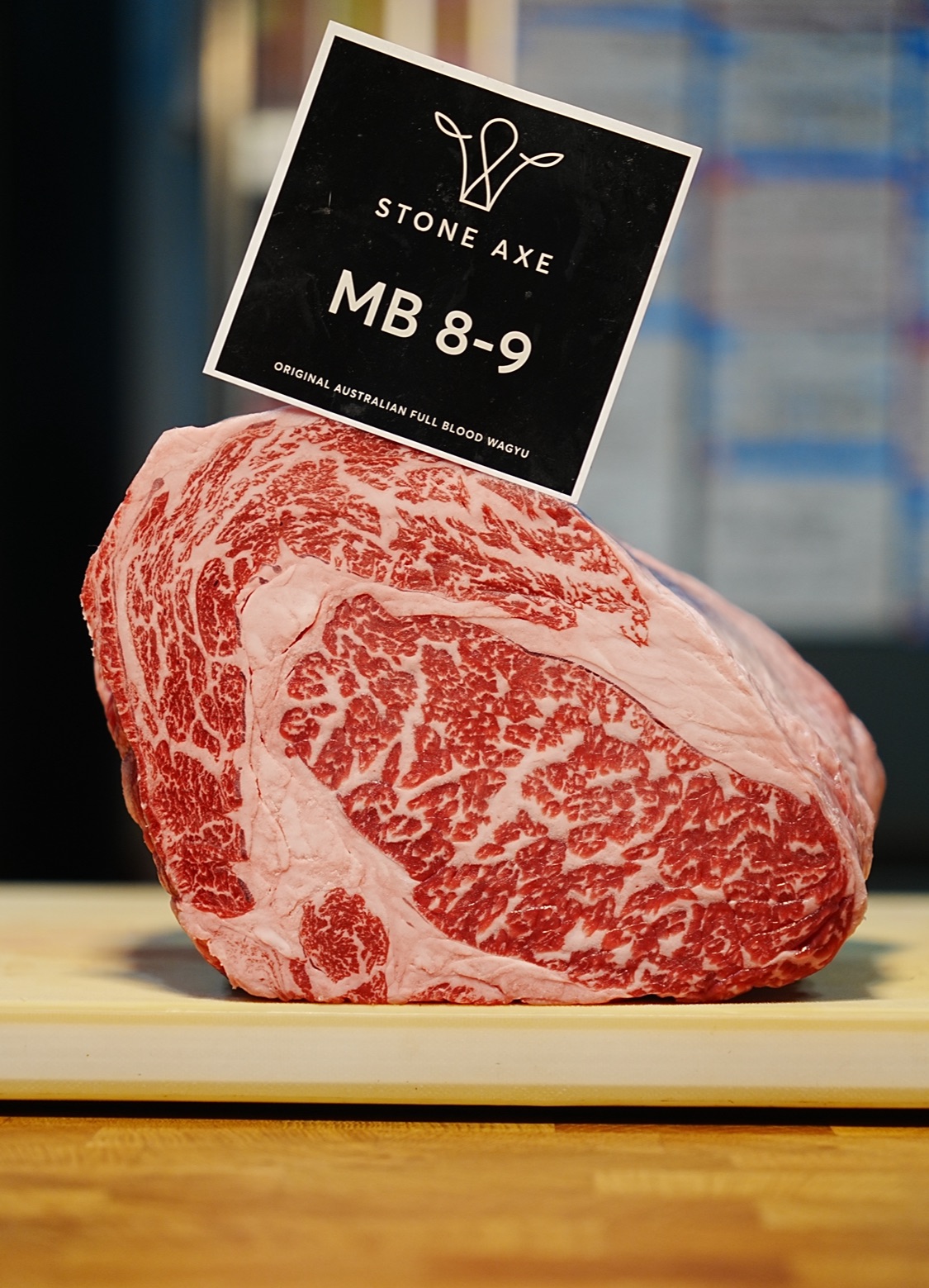 澳洲Stone Axe純血和牛肋眼牛排M8-M9（3cm厚切1kg零售）