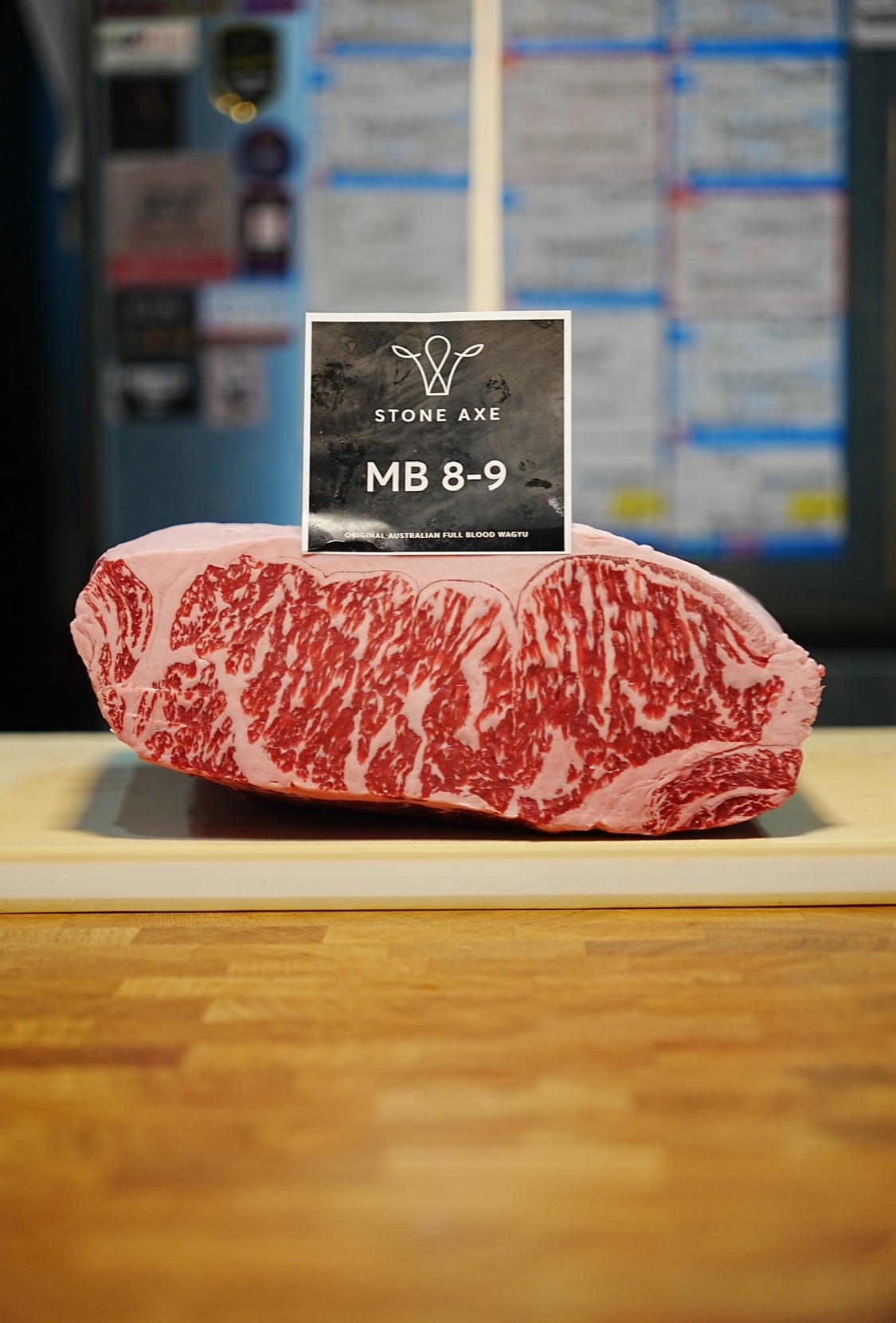 澳洲Stone Axe純血和牛紐約客M8-M9（2.5～3cm牛排單片零售）