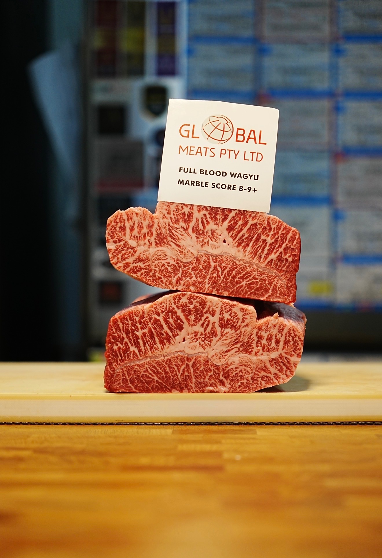 Global meat 老母和牛板腱牛排M8-M9+（3cm）