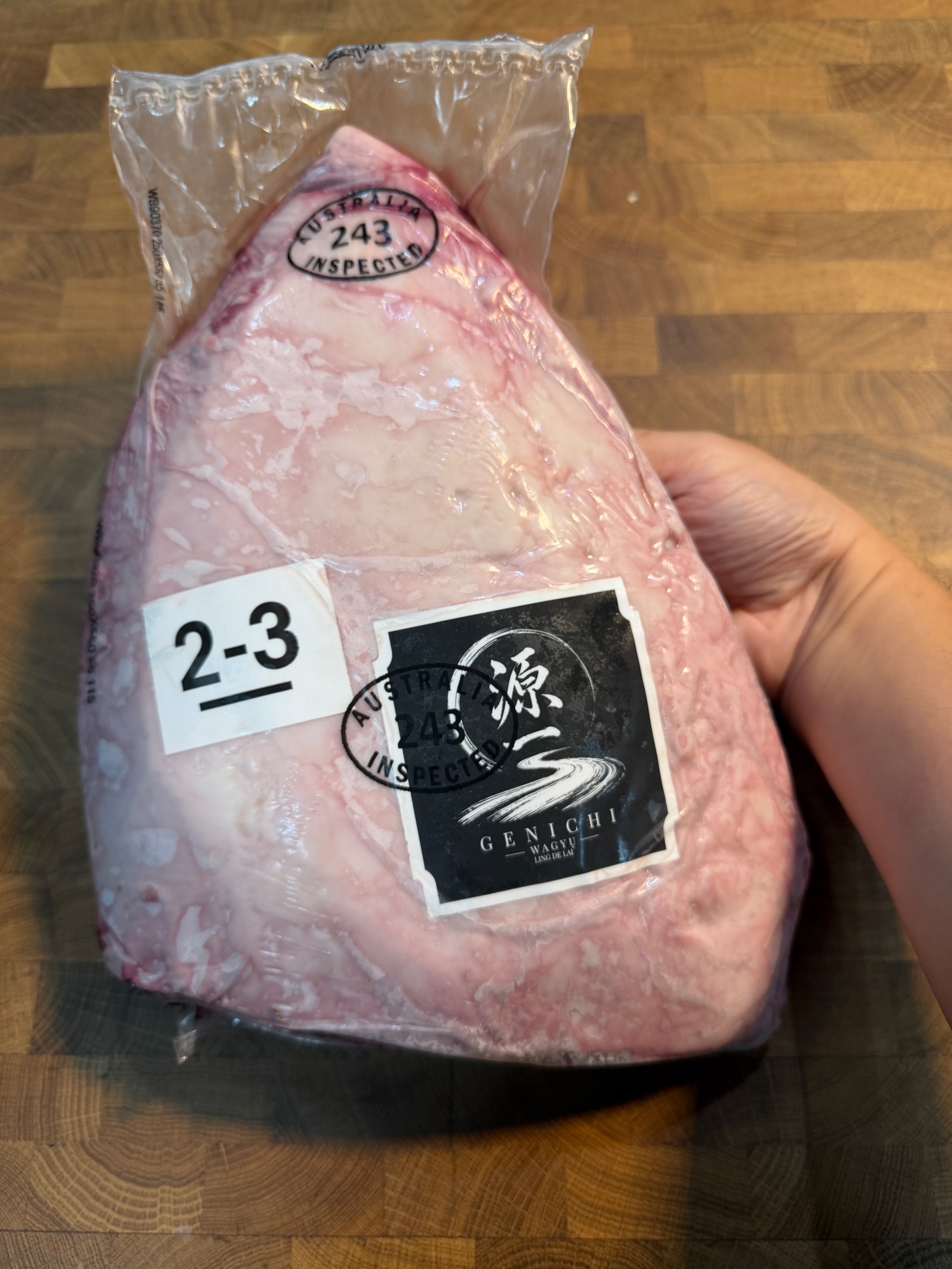 澳洲源一和牛臀肉上蓋M2-3等級（此為冷藏原肉下單務必備註切法）