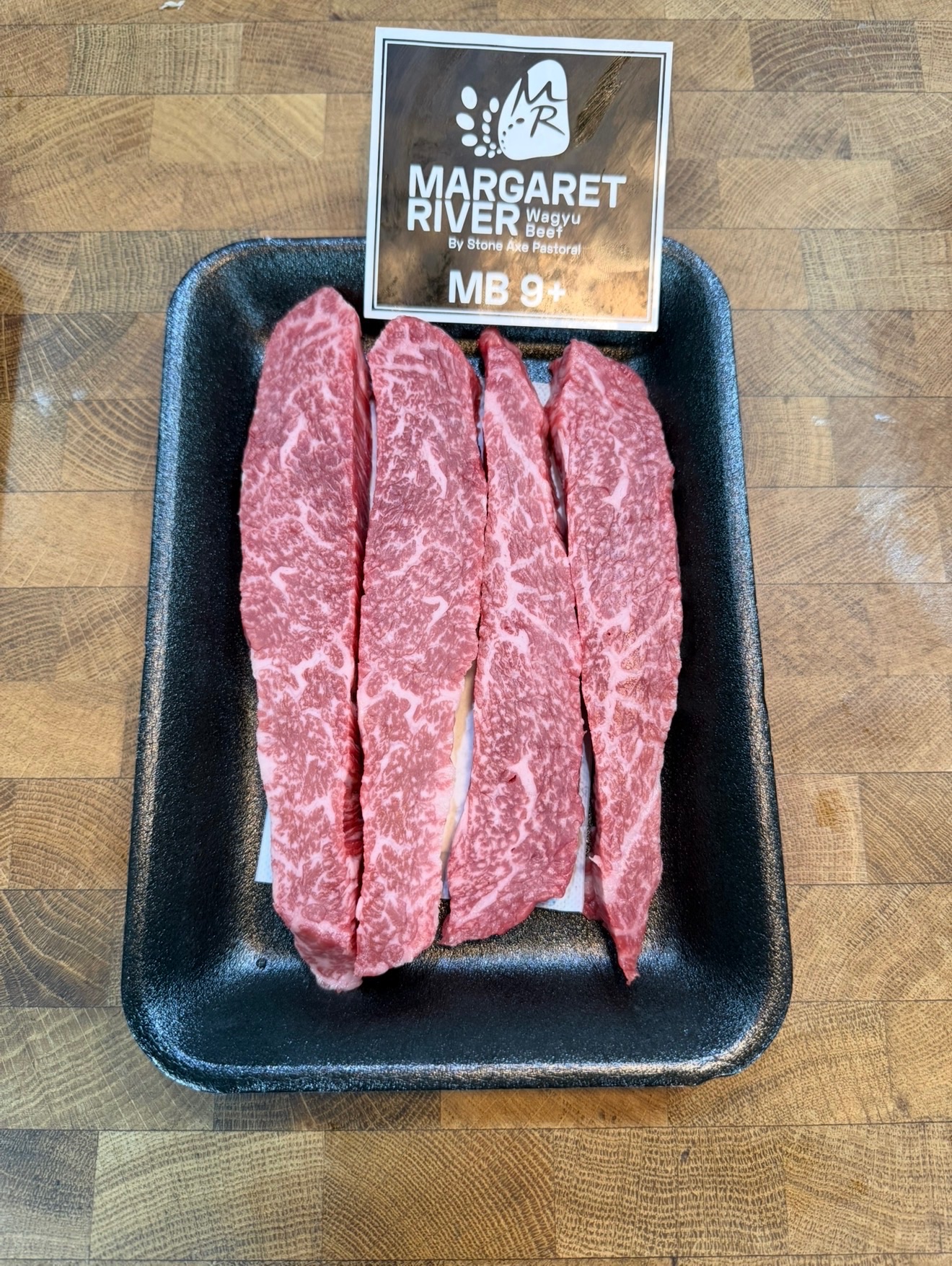 澳洲Margaret River和牛M9+肋眼蓋上蓋燒肉牛排2cm