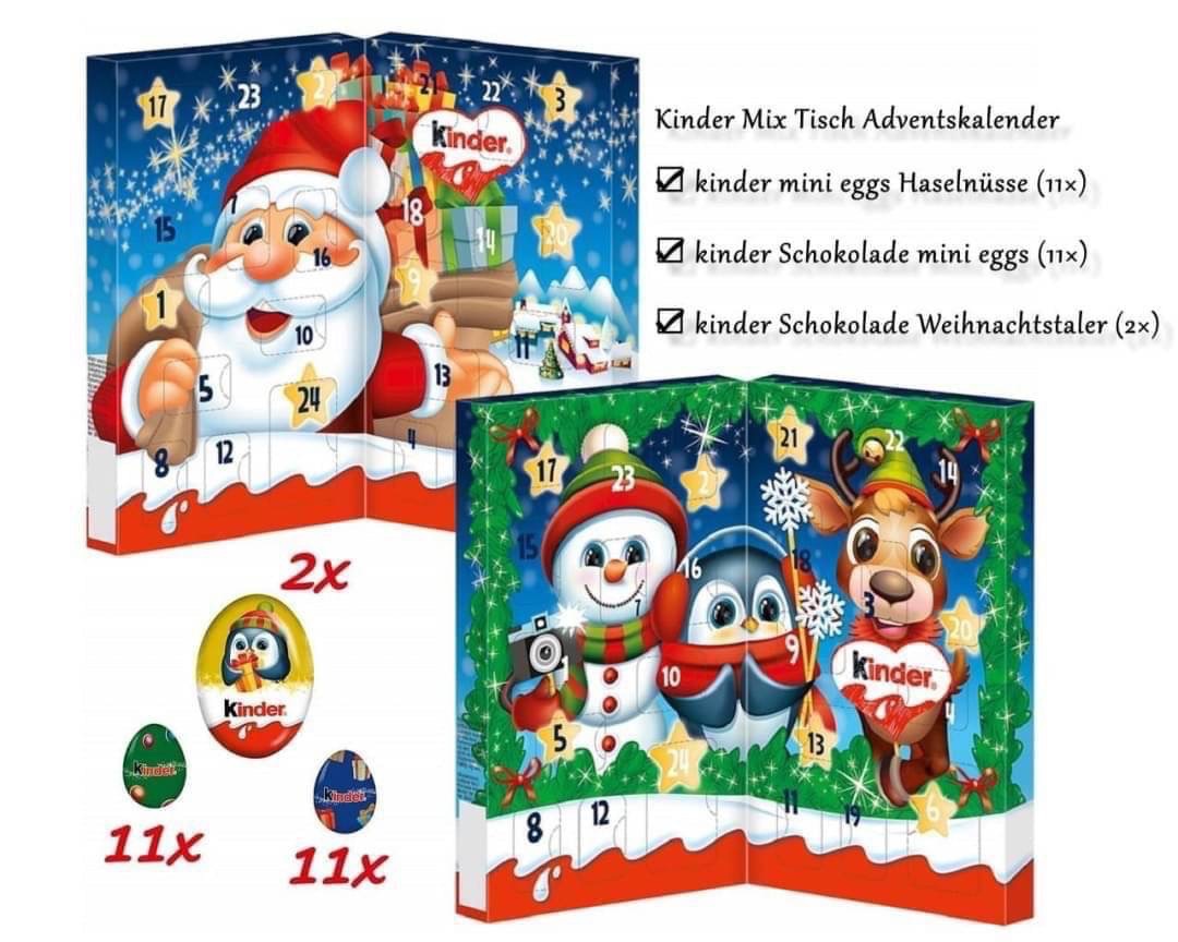 德國🇩🇪 kinder 2022健達巧克力 聖誕🎄倒數月曆