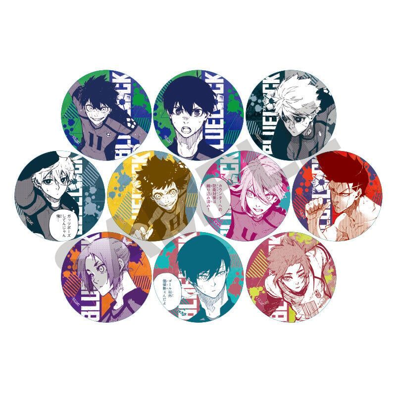 藍監漫畫風徽章再販