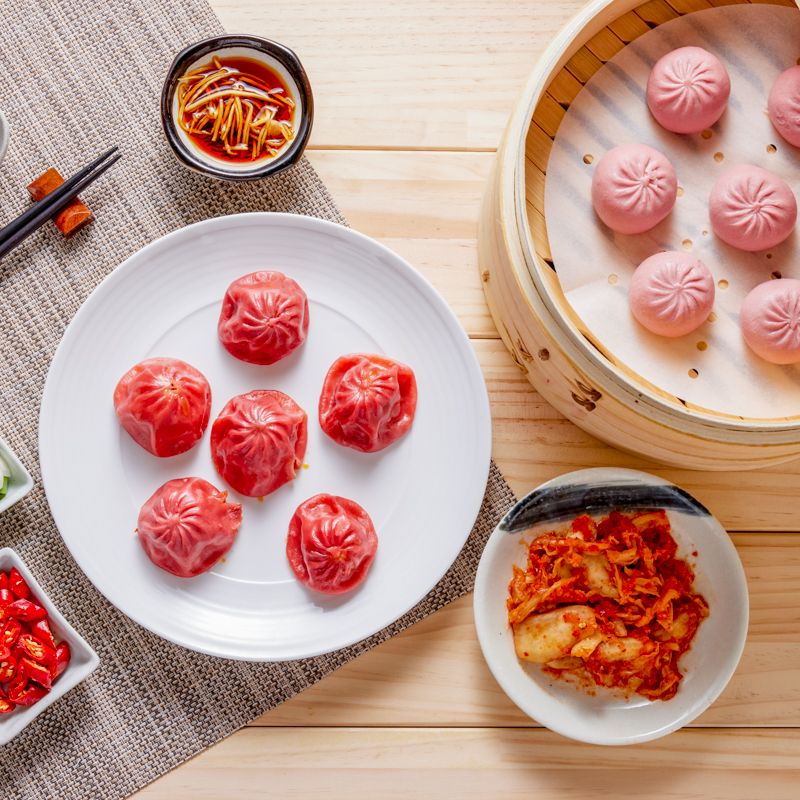 韓國泡菜豬肉湯包