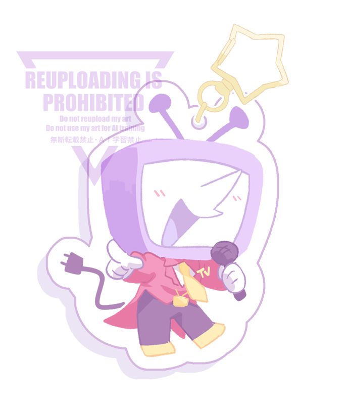 Deltarune | Tenna彩虹鐳射吊飾