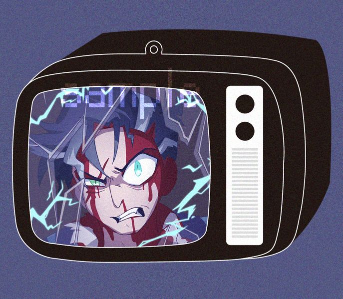 Hazbin Hotel | Vox（Vincent）發光電視吊飾