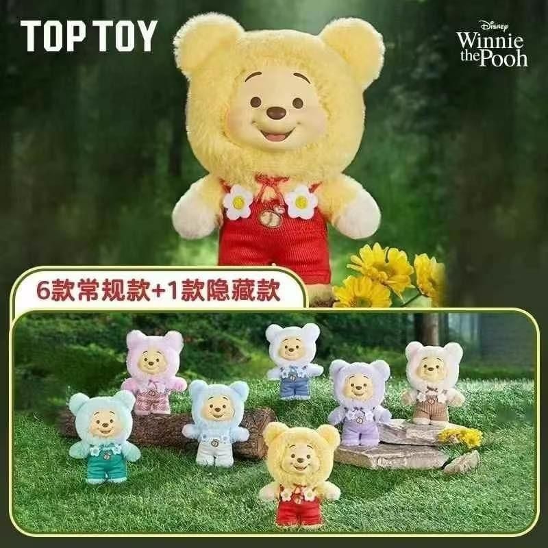 TOPTOY 迪士尼小熊維尼噗噗糖果熊系列搪膠毛絨