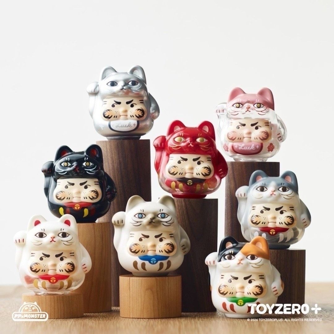 PP X MONSTER招招好運小貓盲盒