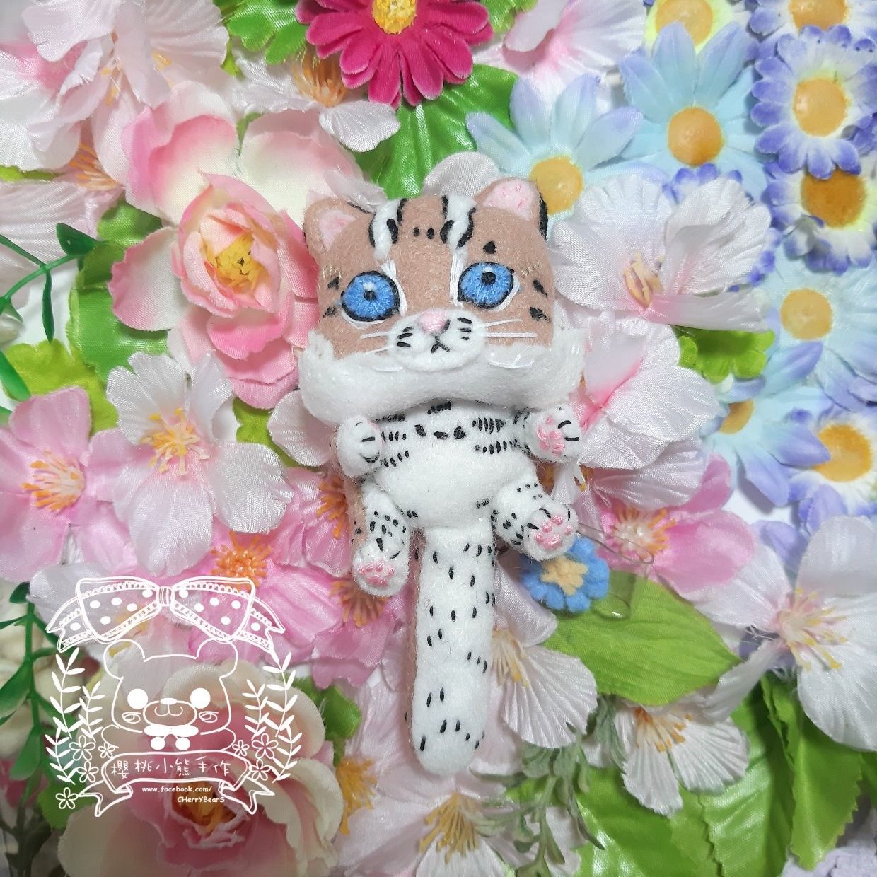 養一隻小狐狸手作＊手工 原創設計【石虎立體證件夾/伸縮夾/護士夾 】