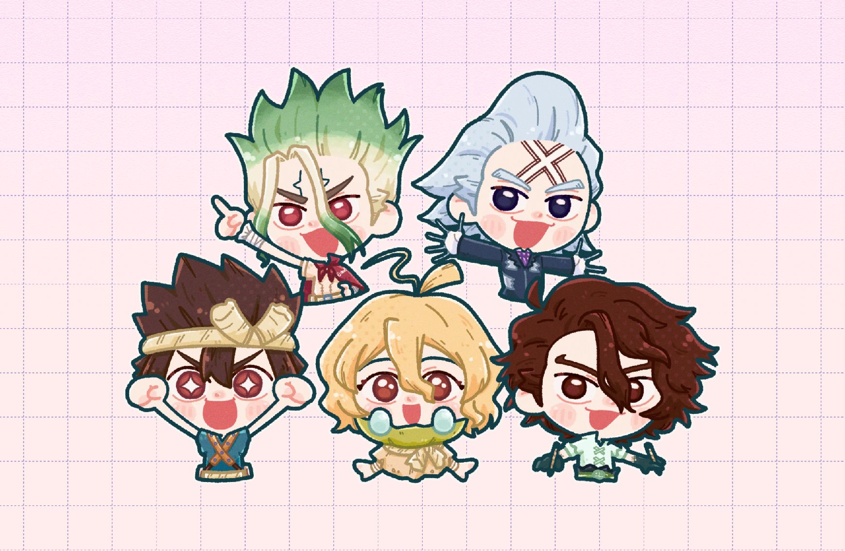 Dr.STONE新石紀貼紙
