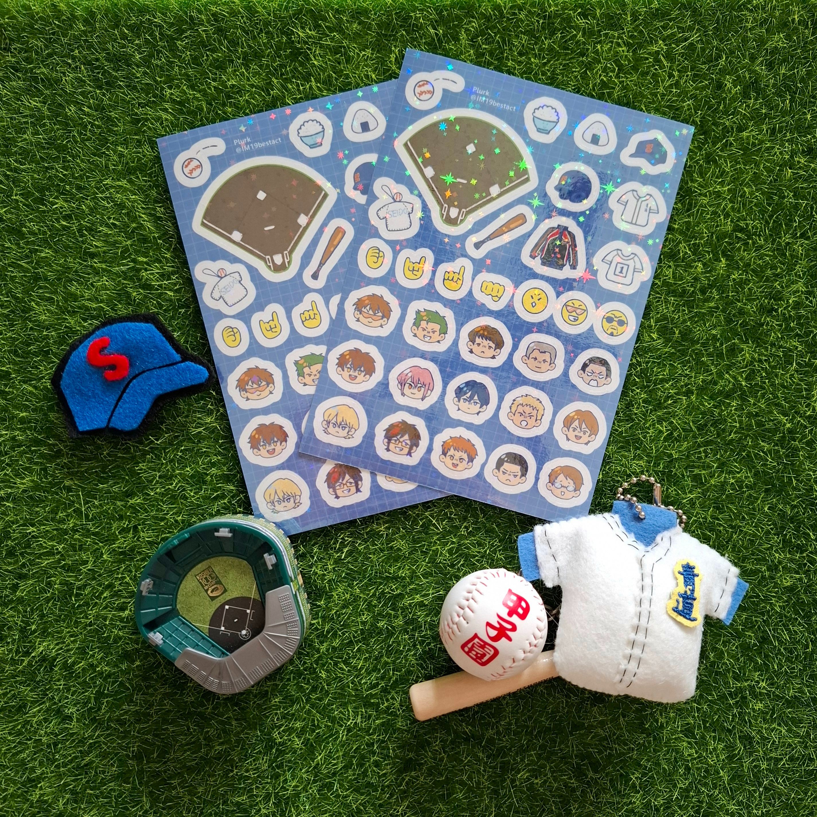 祝 甲子園出場 !!! 銀河膜半斷貼紙
