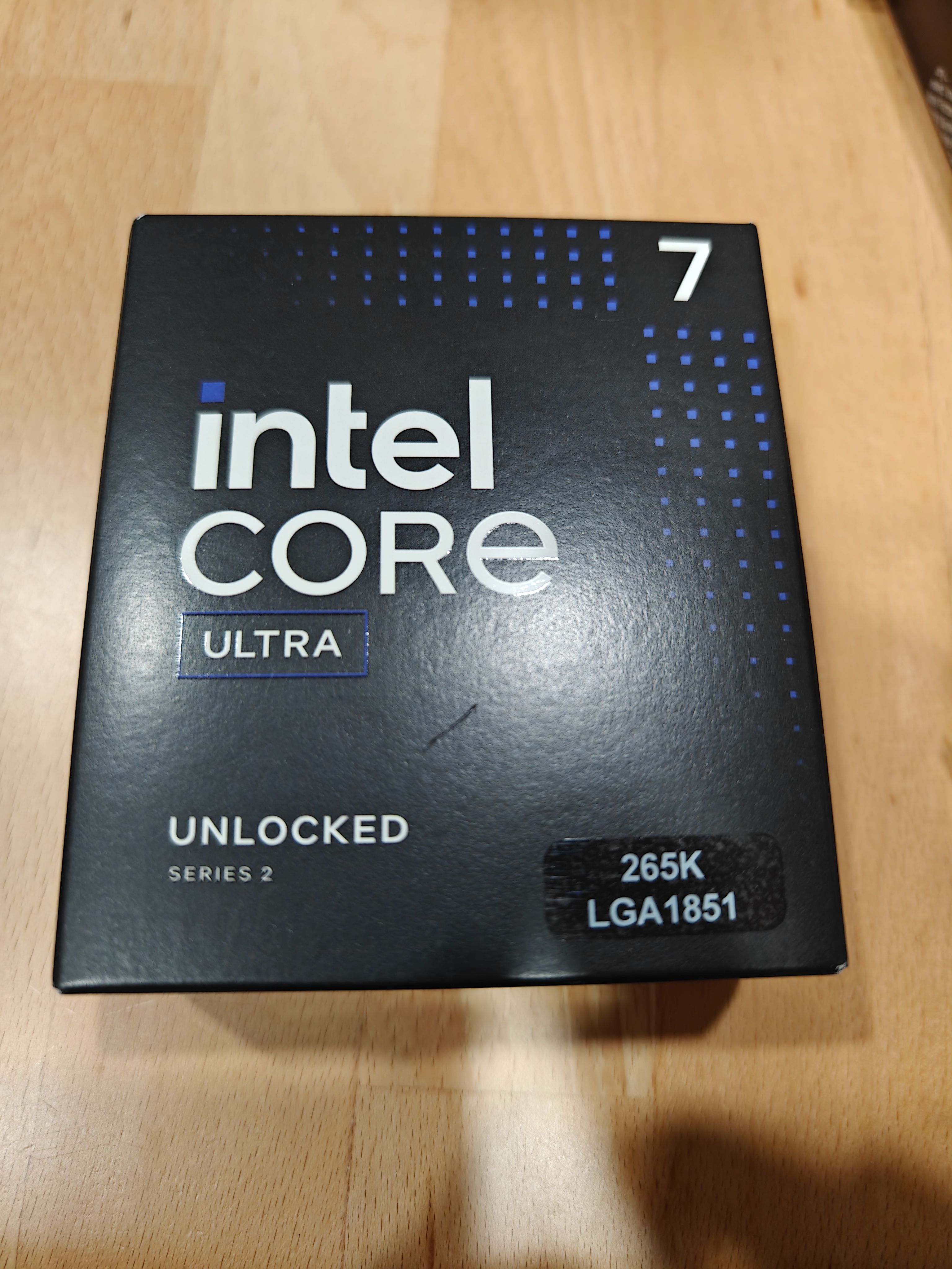 全新Intel Ultra 7 265k