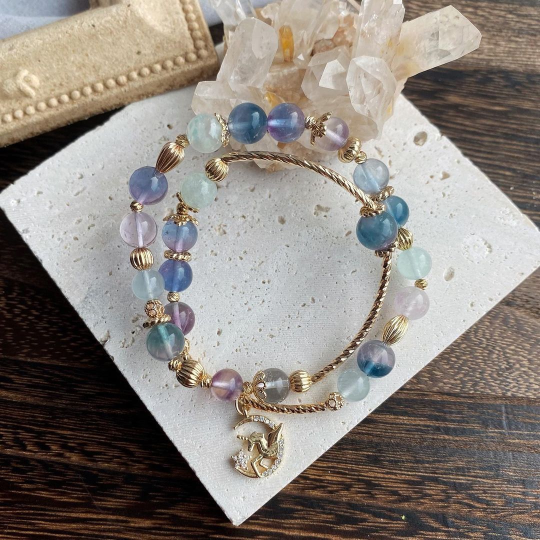 【獨角獸夢境】- 螢石手鍊