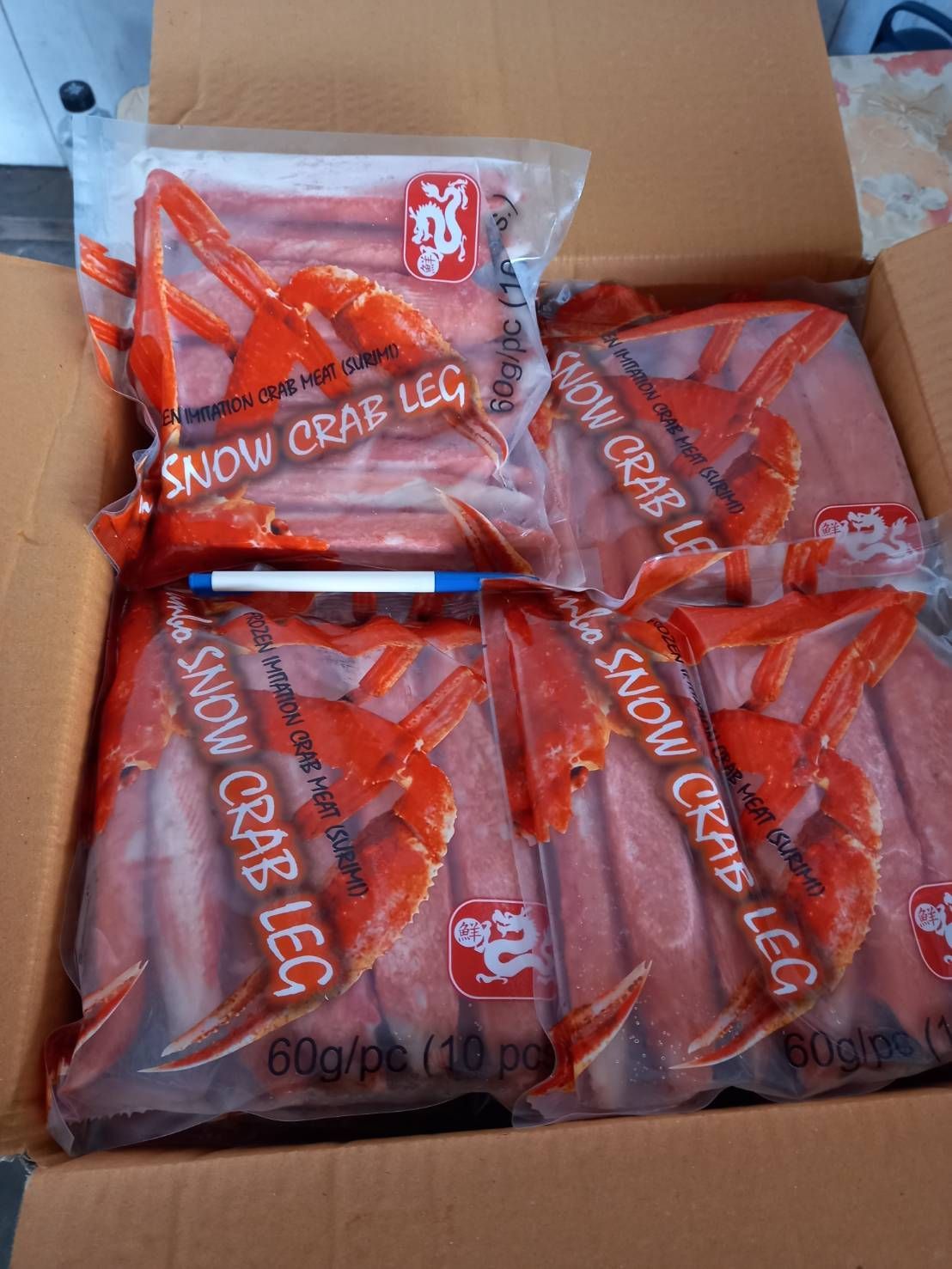 巨無霸松葉蟹味棒　（60g/枝）1包10枝 共600g