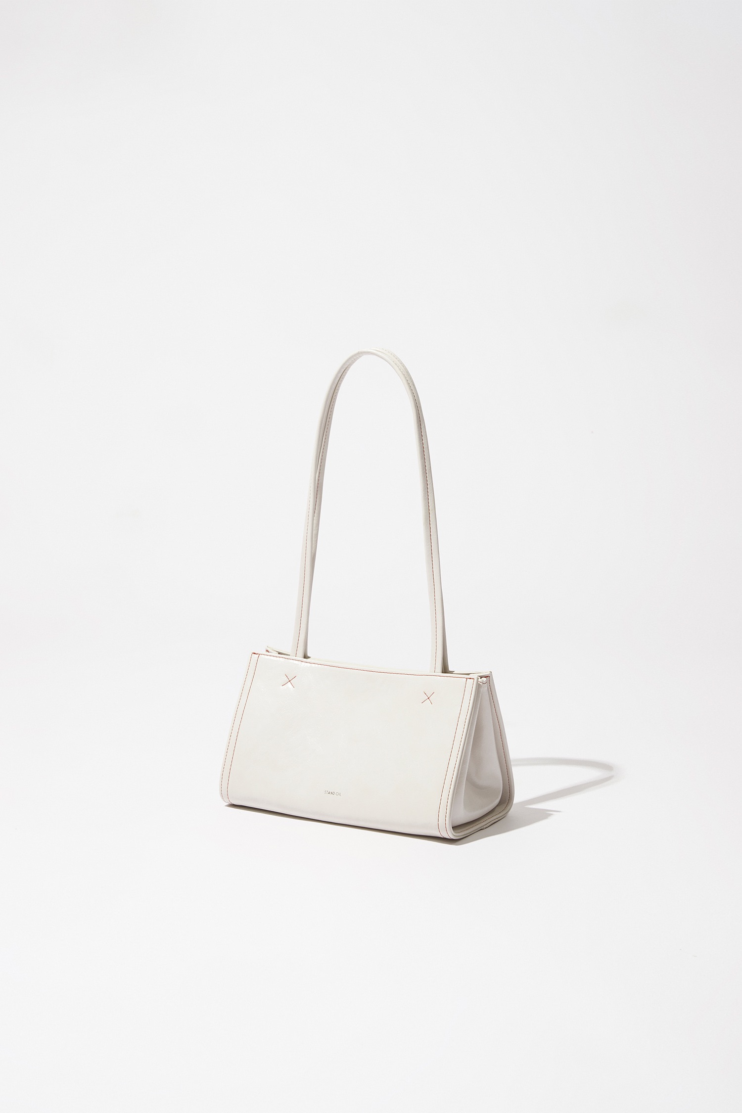Oblong bag Tiny · 오블롱백 티니 / 스티치크림