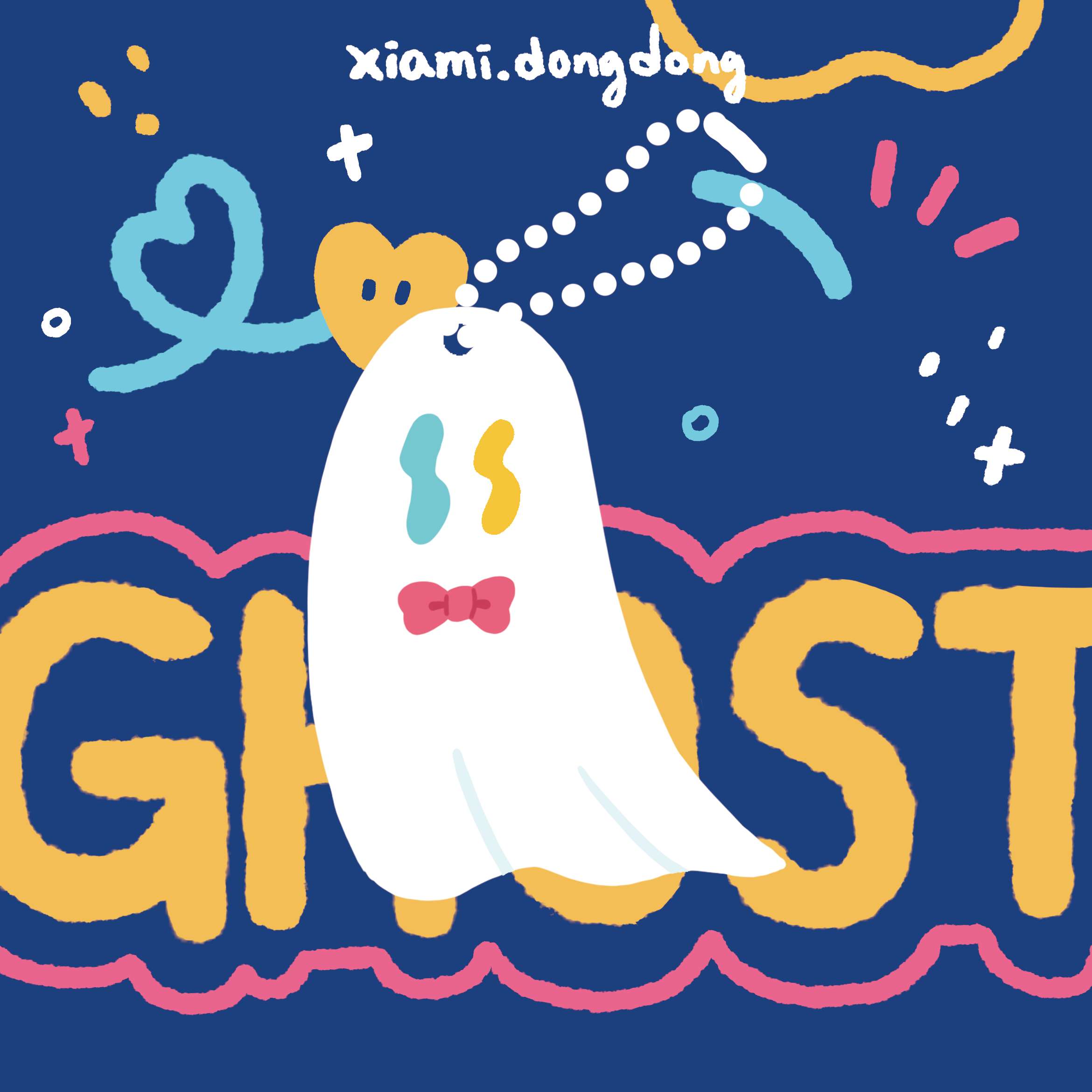 呼哇呼哇飄壓克力吊飾👻