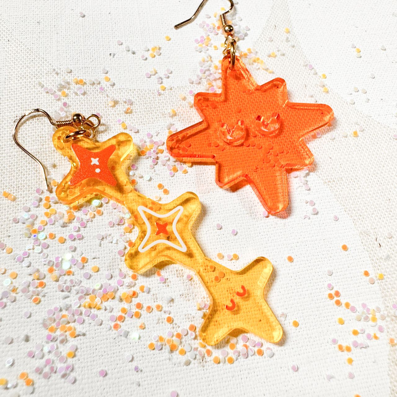 一閃一閃亮晶晶耳環⭐