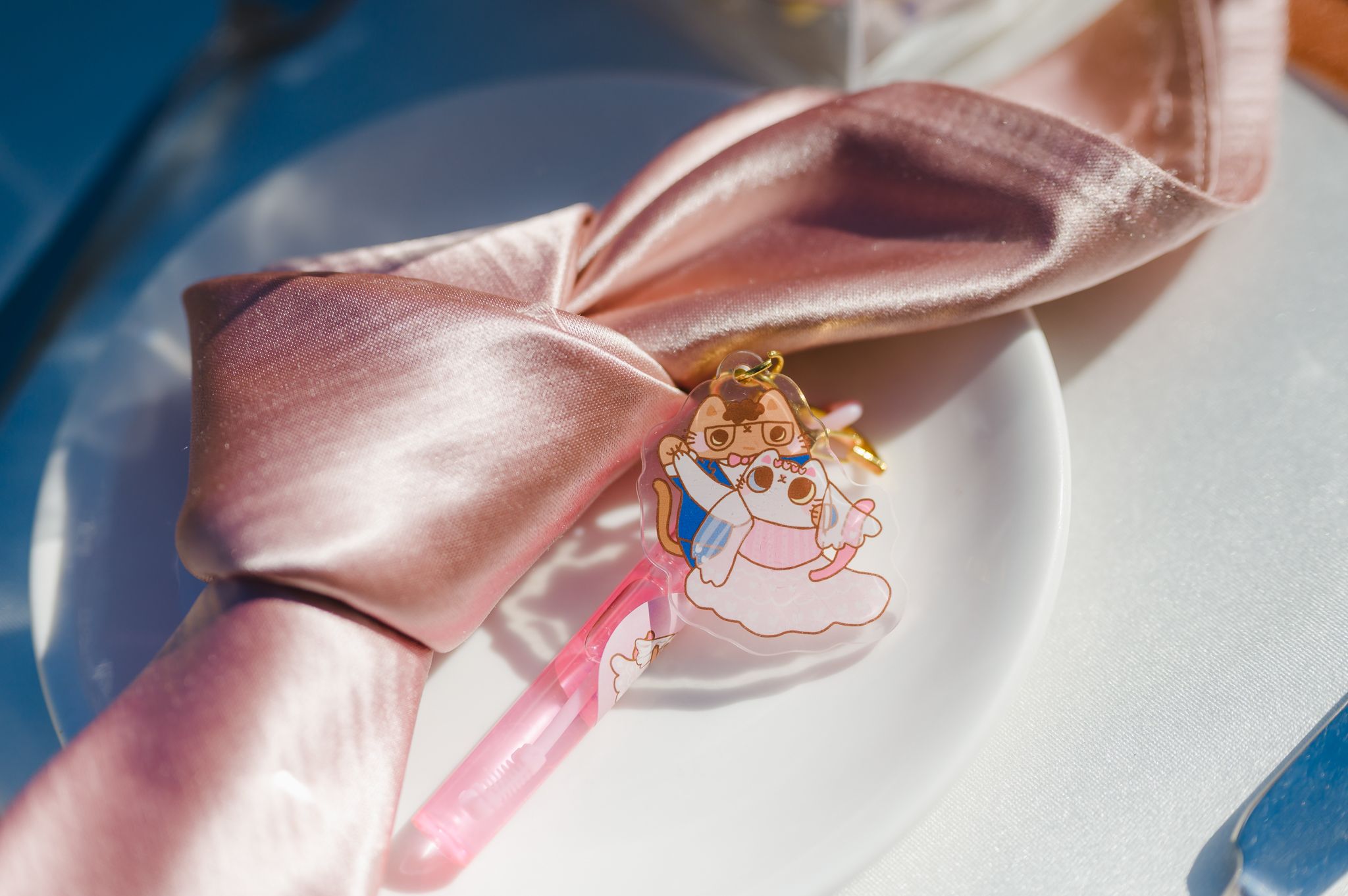 肉球婚禮限定可愛吹泡泡+婚禮壓克力吊飾