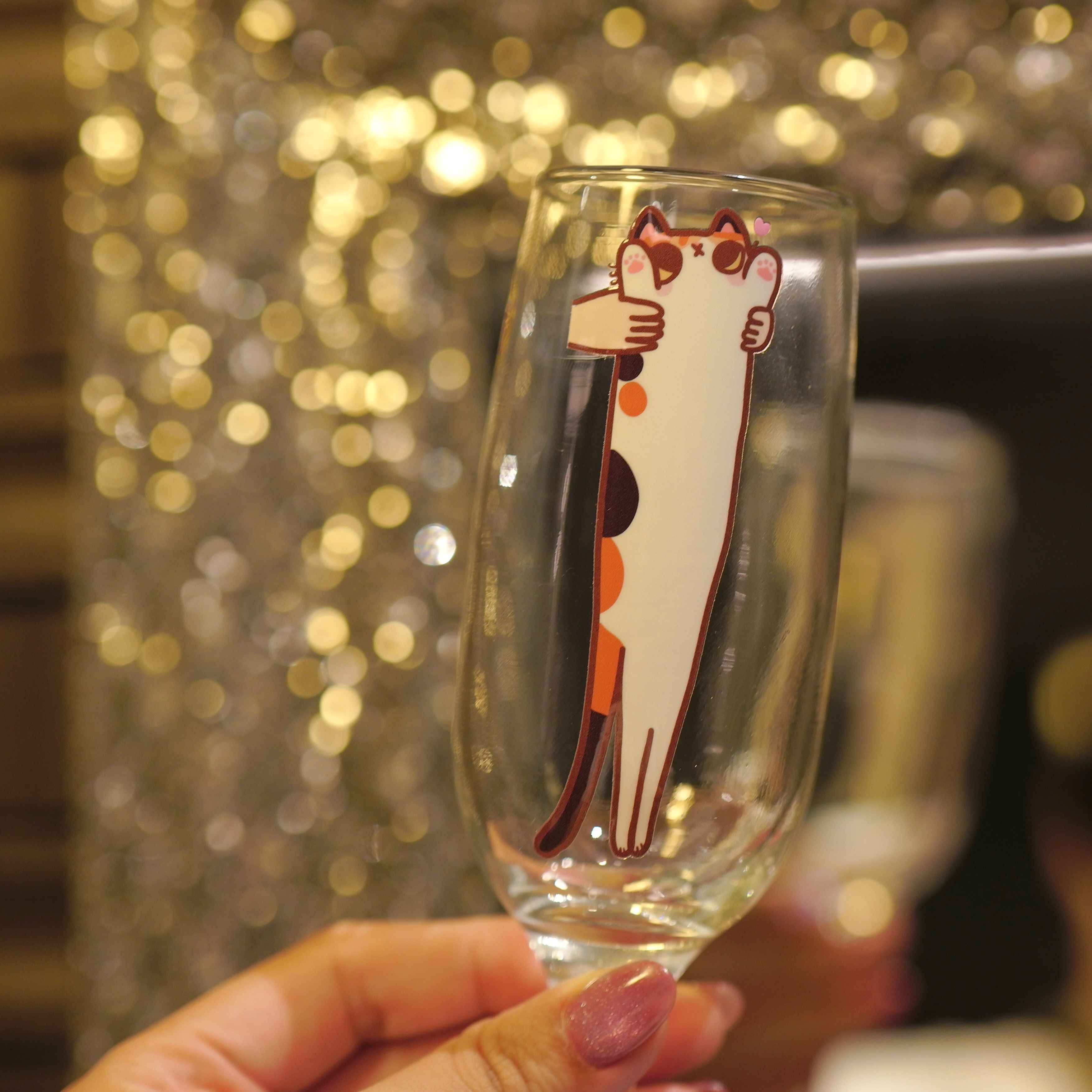 肉球的水晶感壓貼紙50～100