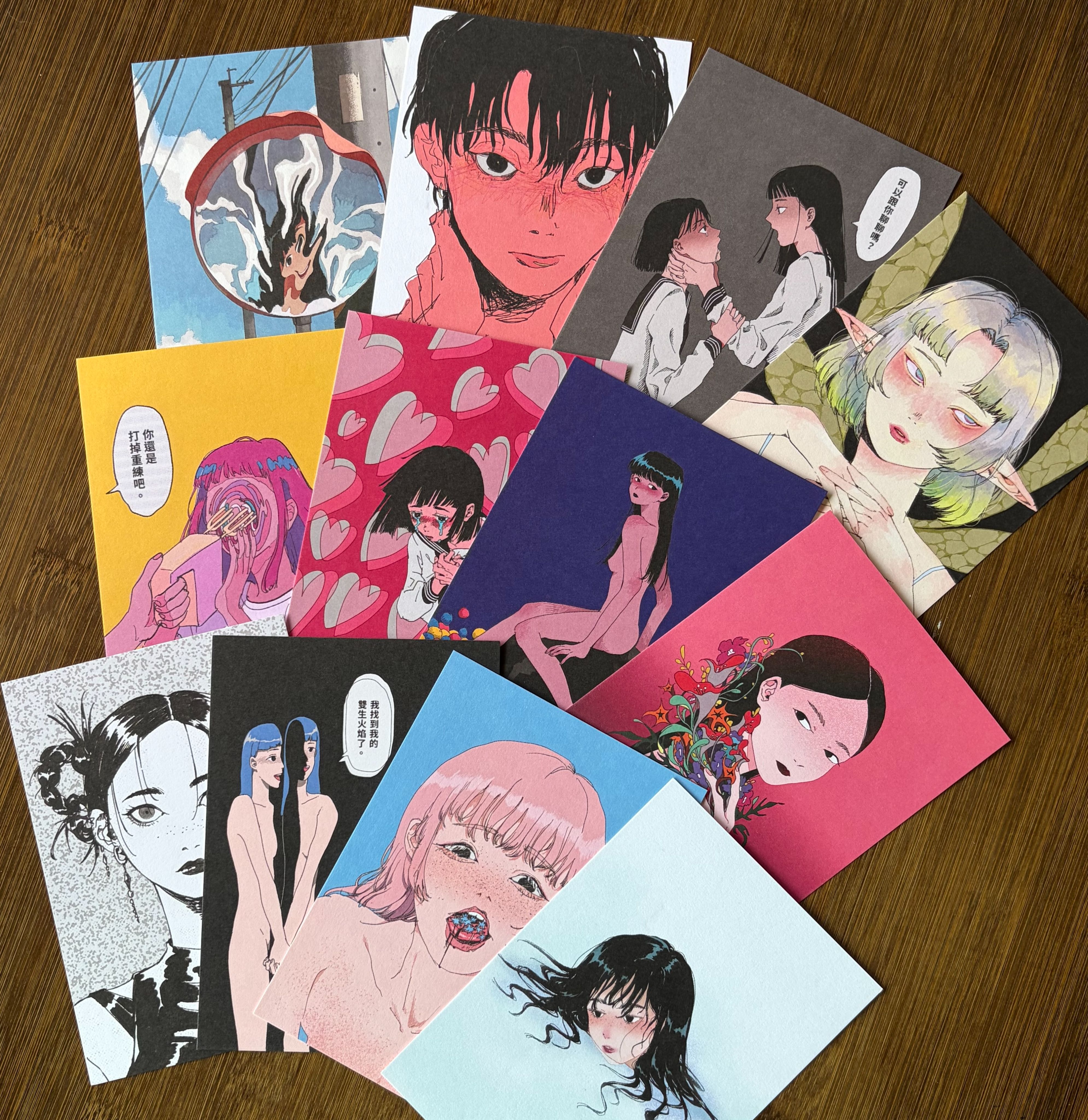 ✦插畫明信片✦12款✦