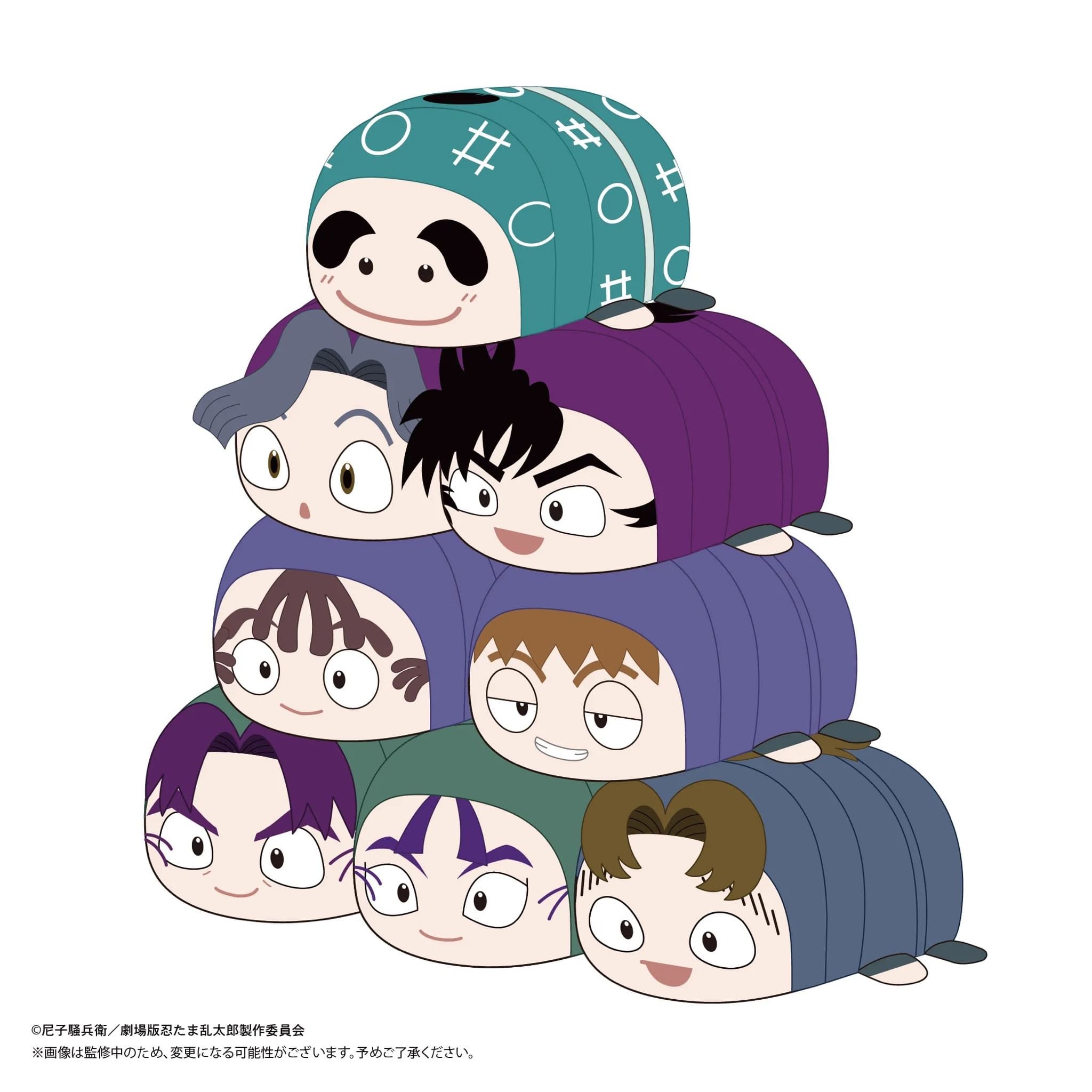 （有綁）忍たま乱太郎 ぽてコロマスコット