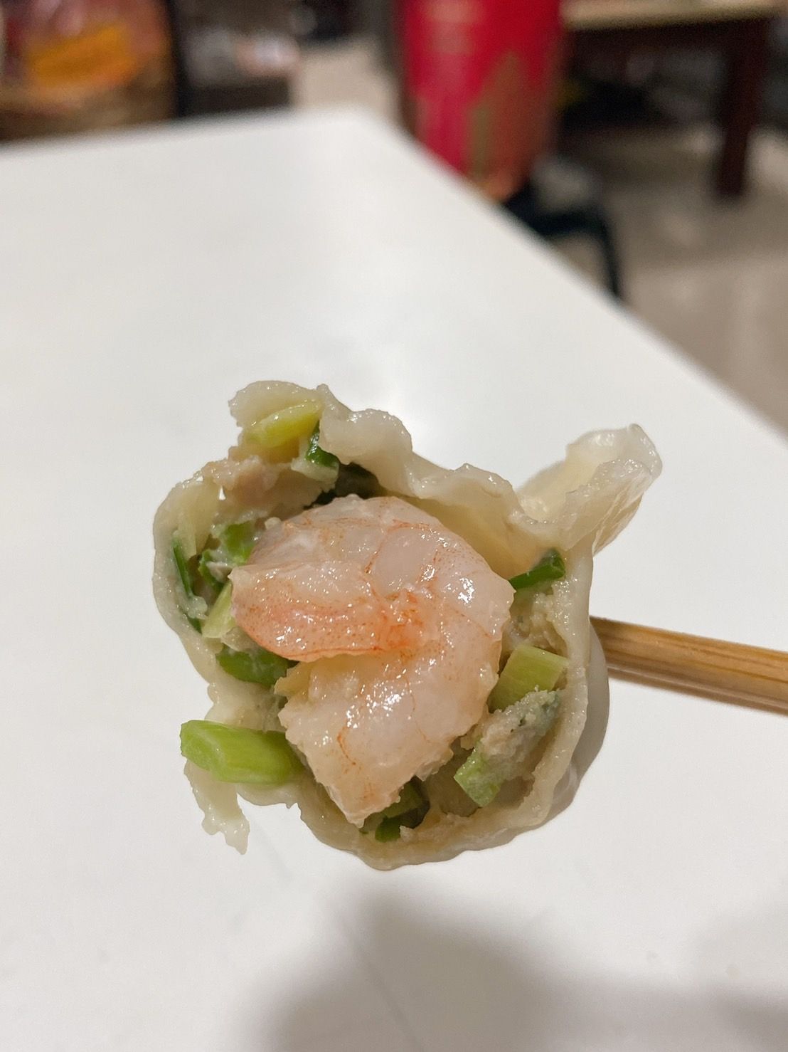 高麗菜鮮肉蝦仁水餃