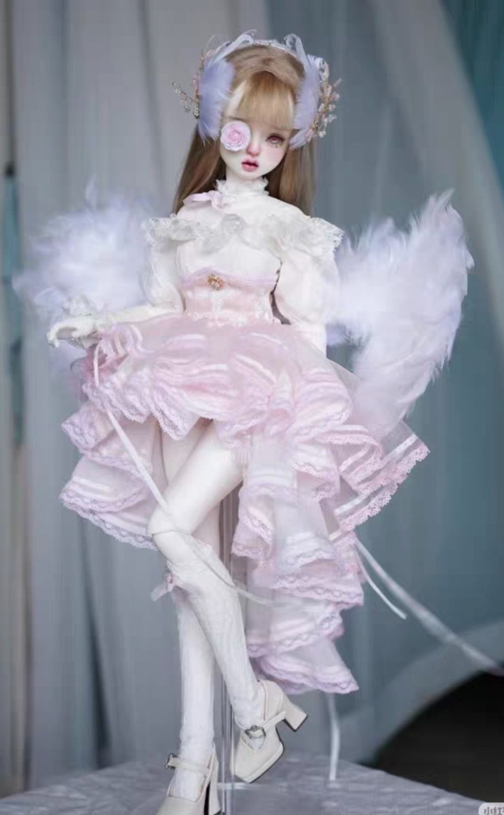 以西 四分粉色娃衣