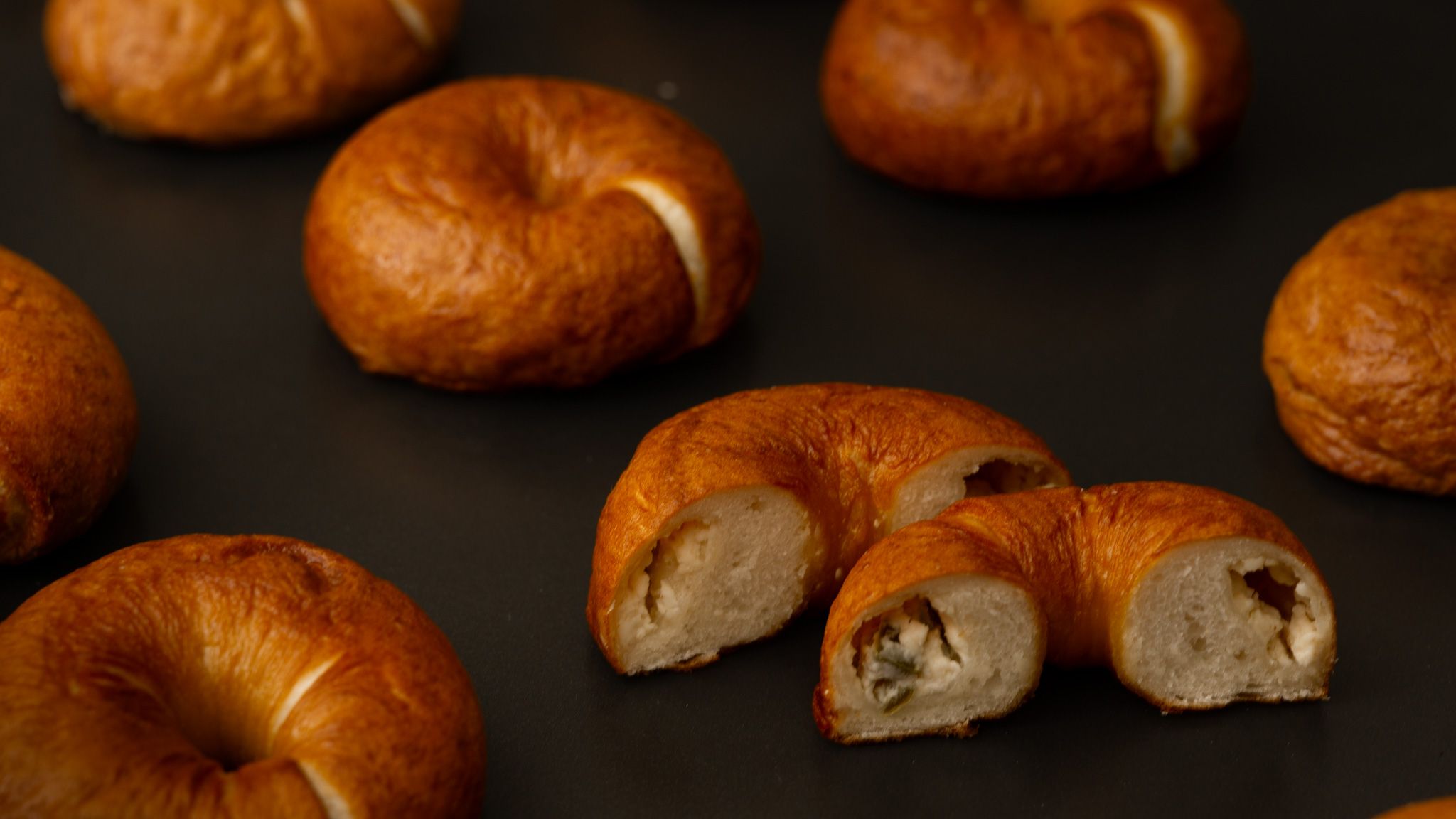 迷你鹼水貝果（五辛素）