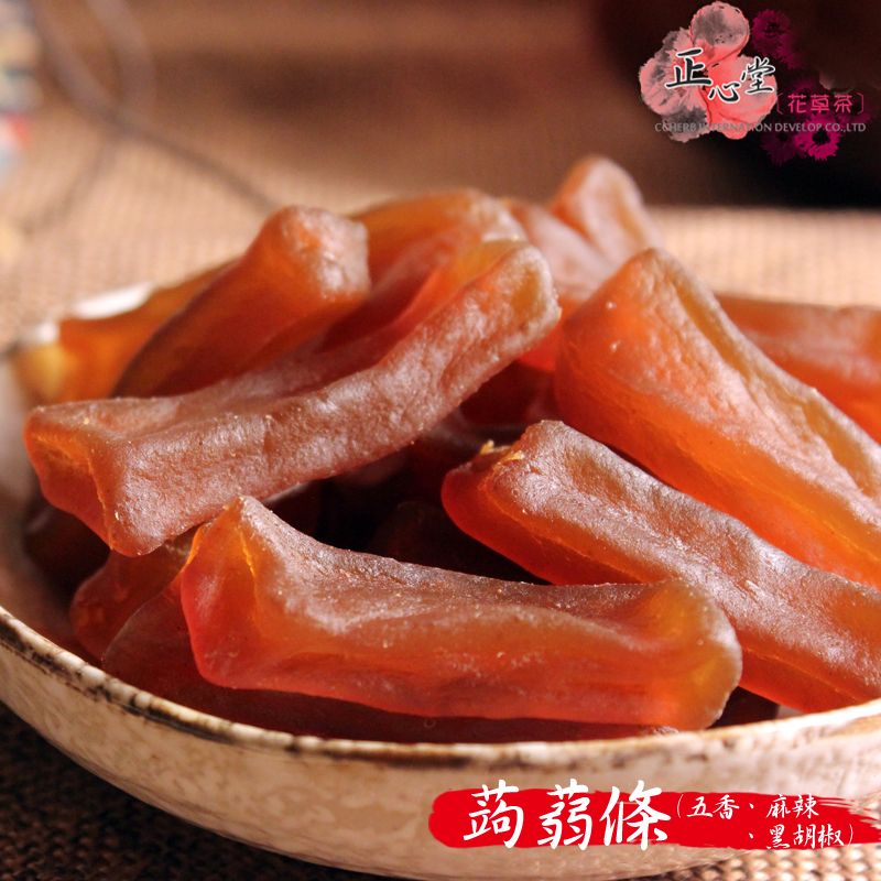 蒟蒻條 （片） 五香/麻辣/黑胡椒 200克