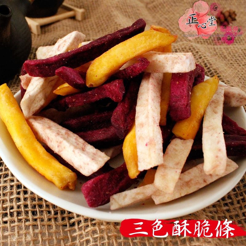 【正心堂】三色酥脆條（六種口味） 180克 三色芋薯條 芋頭 地瓜 紫地瓜