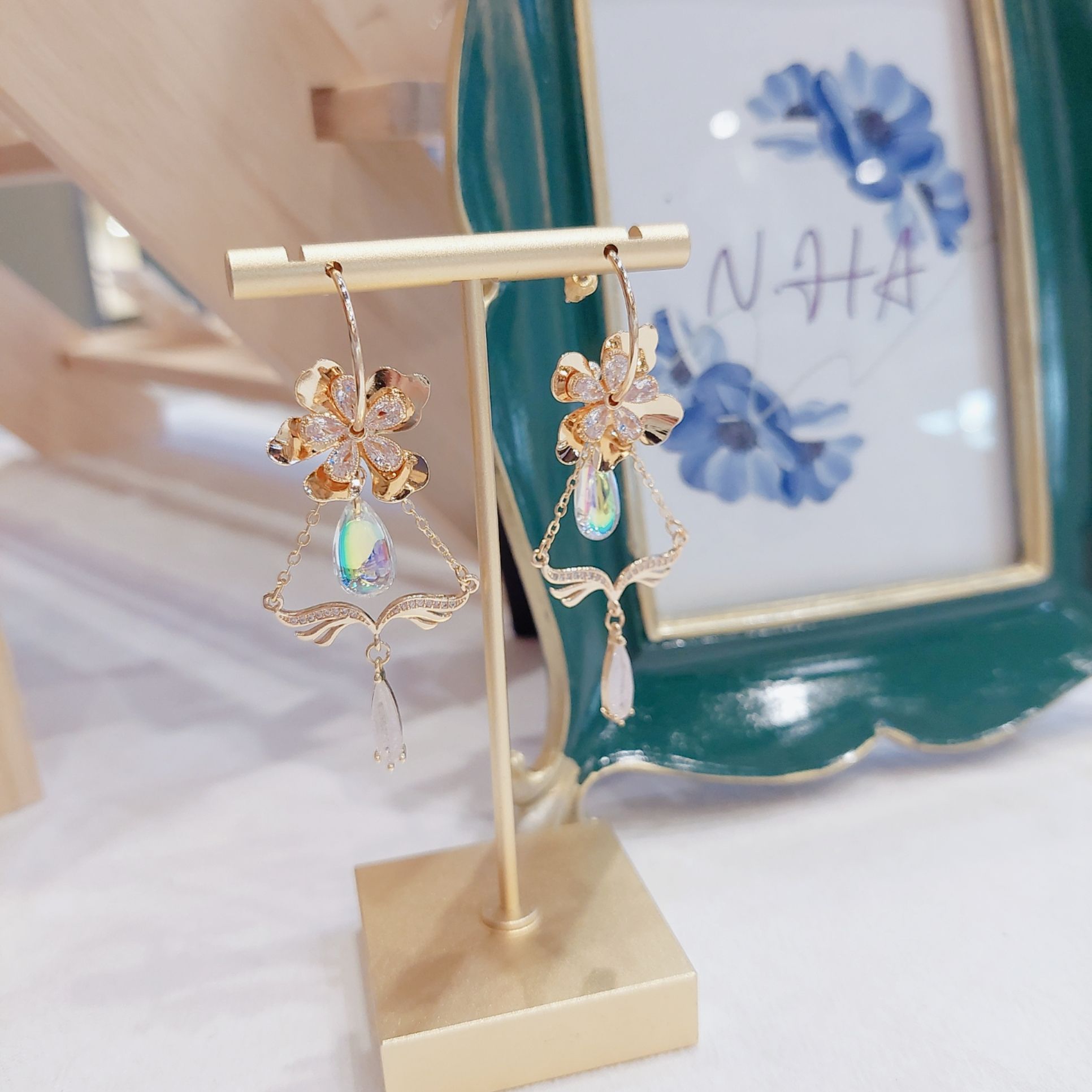 ＜市集限定＞花神的眼淚設計耳環