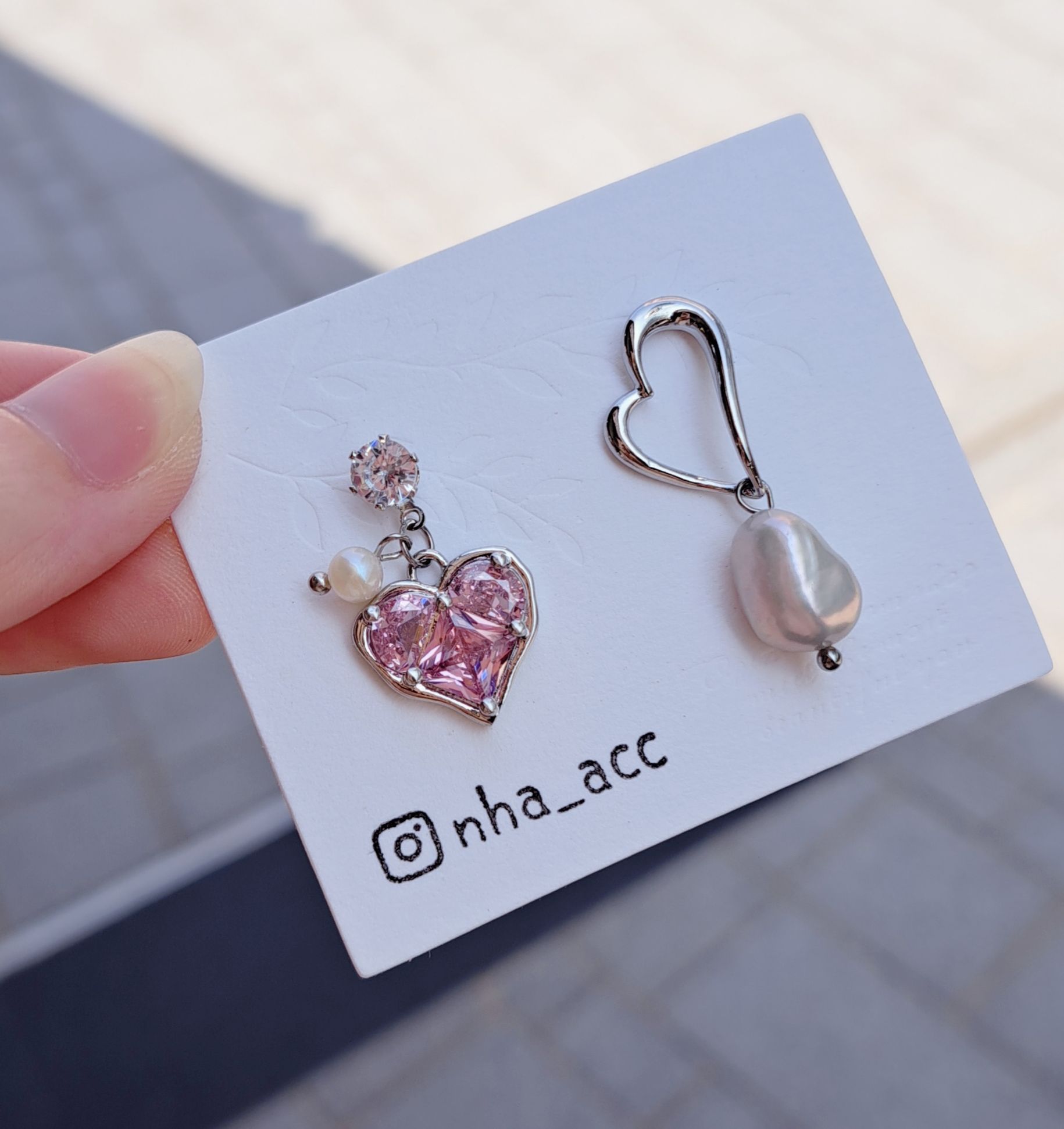 ＜市集限定＞愛之流行曲珍珠耳環