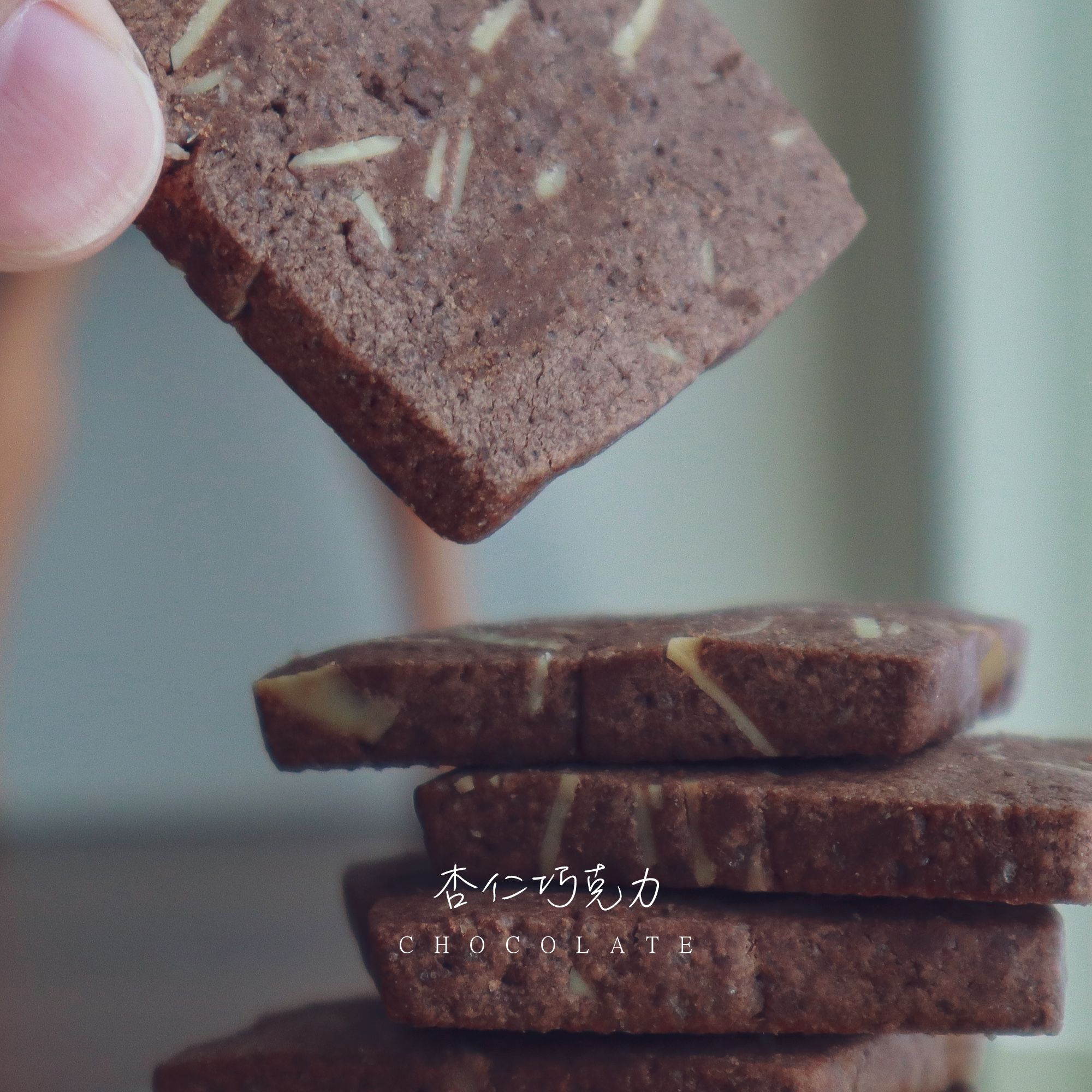 【湘禾烘焙坊】杏仁巧克力餅乾（110g/350g）手工餅乾