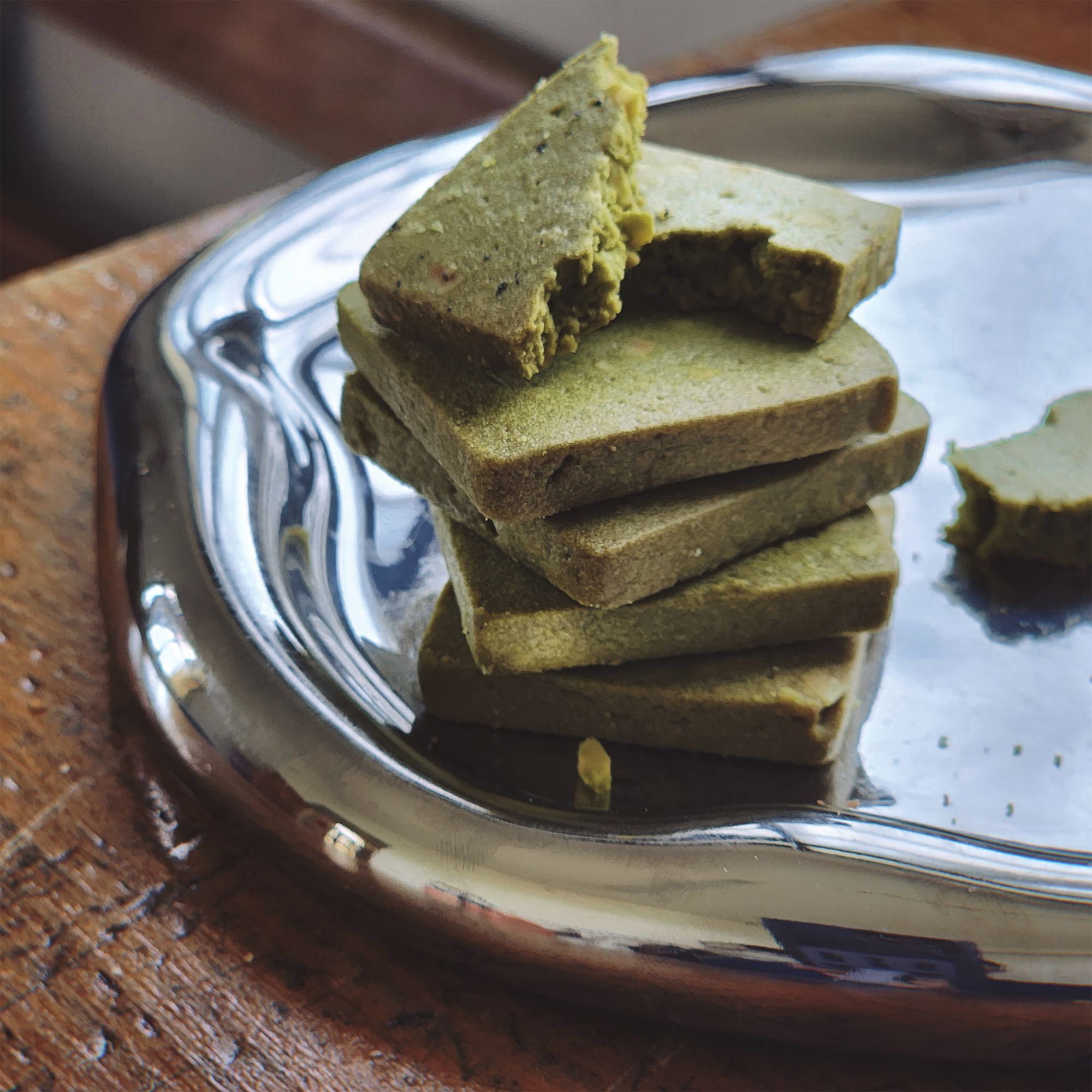 【湘和記】抹茶杏仁餅乾（110g/350g）手工餅乾