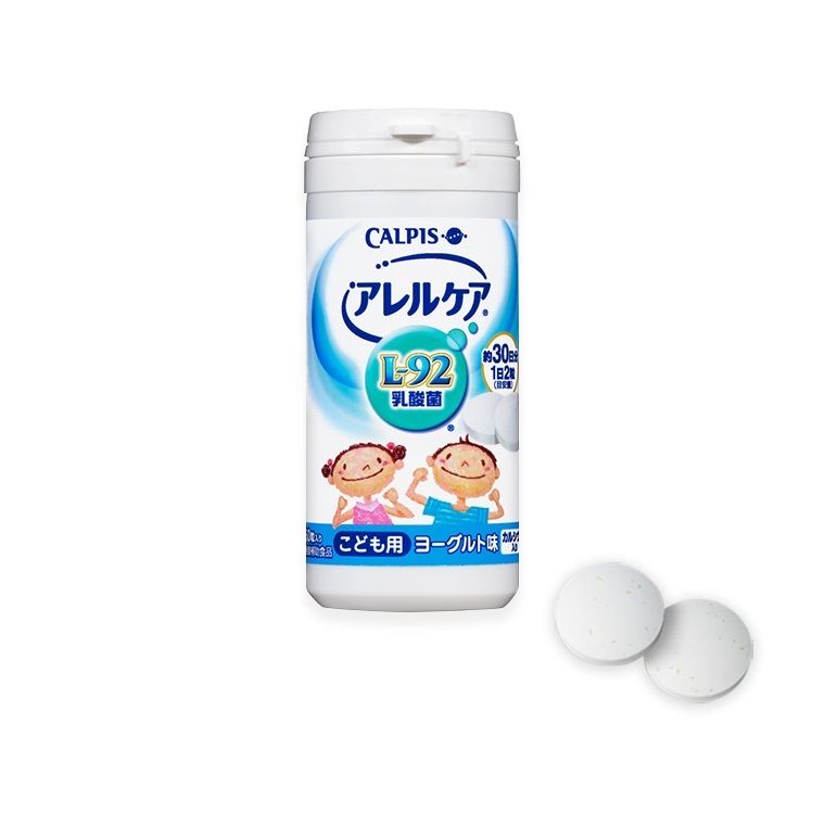 CALPIS 可爾必思 阿雷可雅 L-92 兒童健康乳酸菌 葡萄口味 30日份（60粒） 