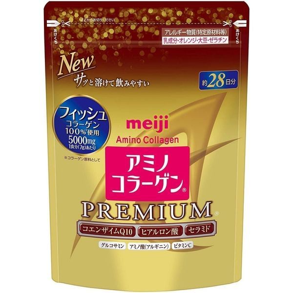 MEIJI 黃金版 明治膠原蛋白粉 28日份 196g 袋裝 日本公司貨