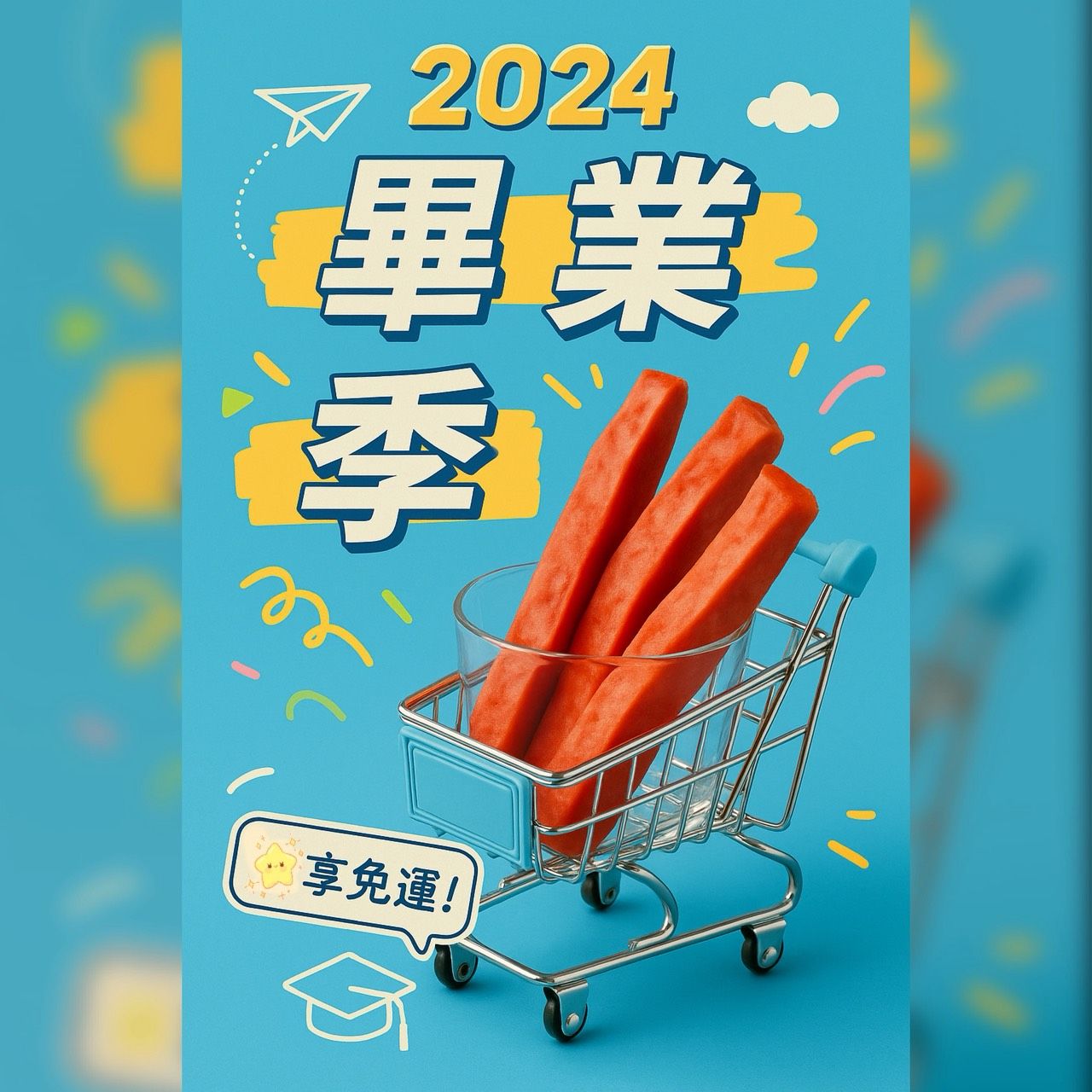 2025畢業快樂！肉鬆/肉乾 任選3包只要8折+免運費 6/11~6/20止
