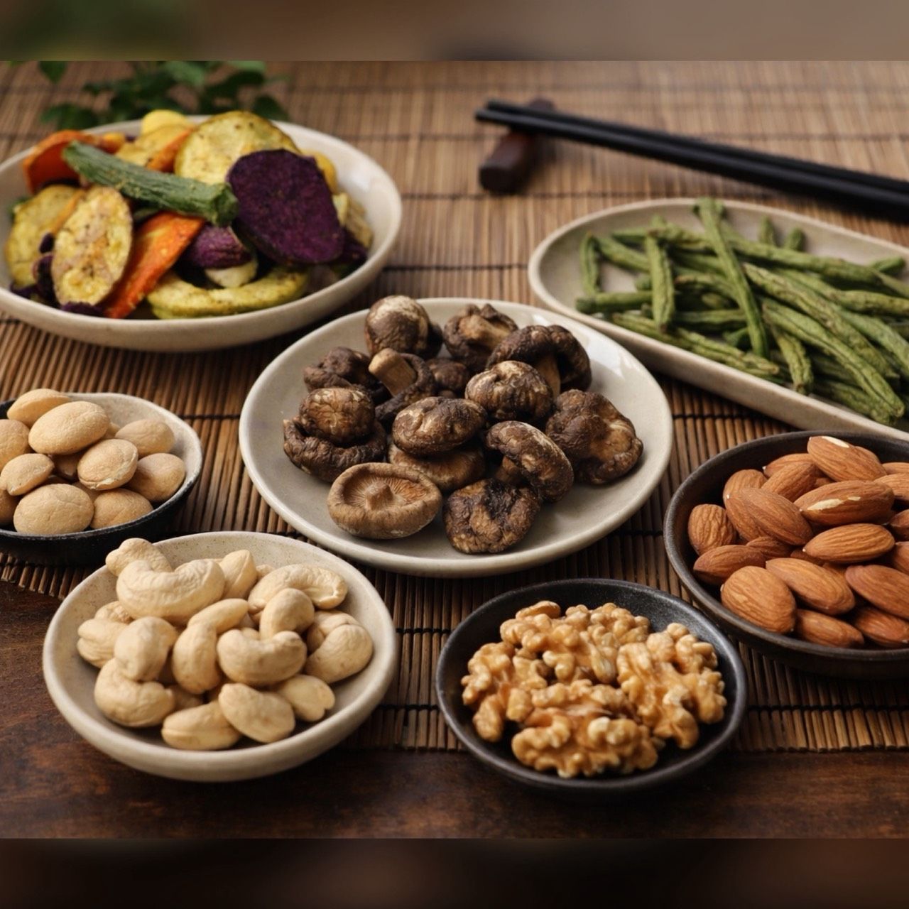 【免運費】2包 堅果/蔬果乾『低溫烘焙非油炸』『原味無調味更健康』遠紅外線是大自然的光線，讓堅果多了一份特有的香