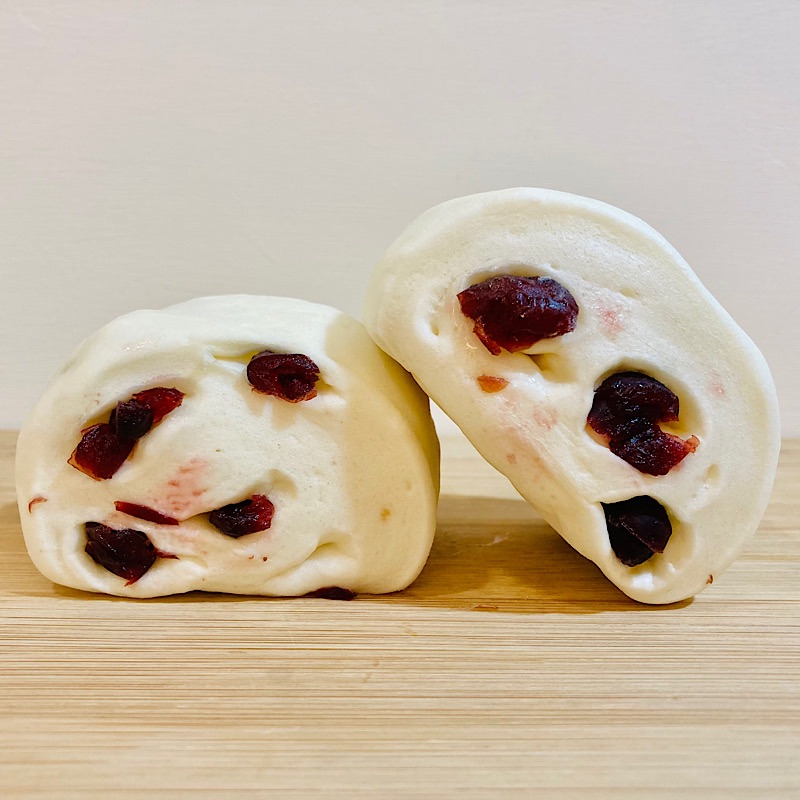 鮮奶蔓越莓饅頭