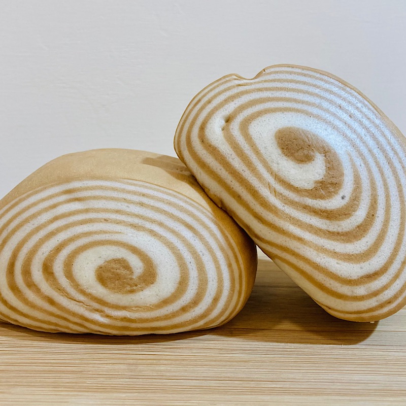 雙色蝸牛饅頭