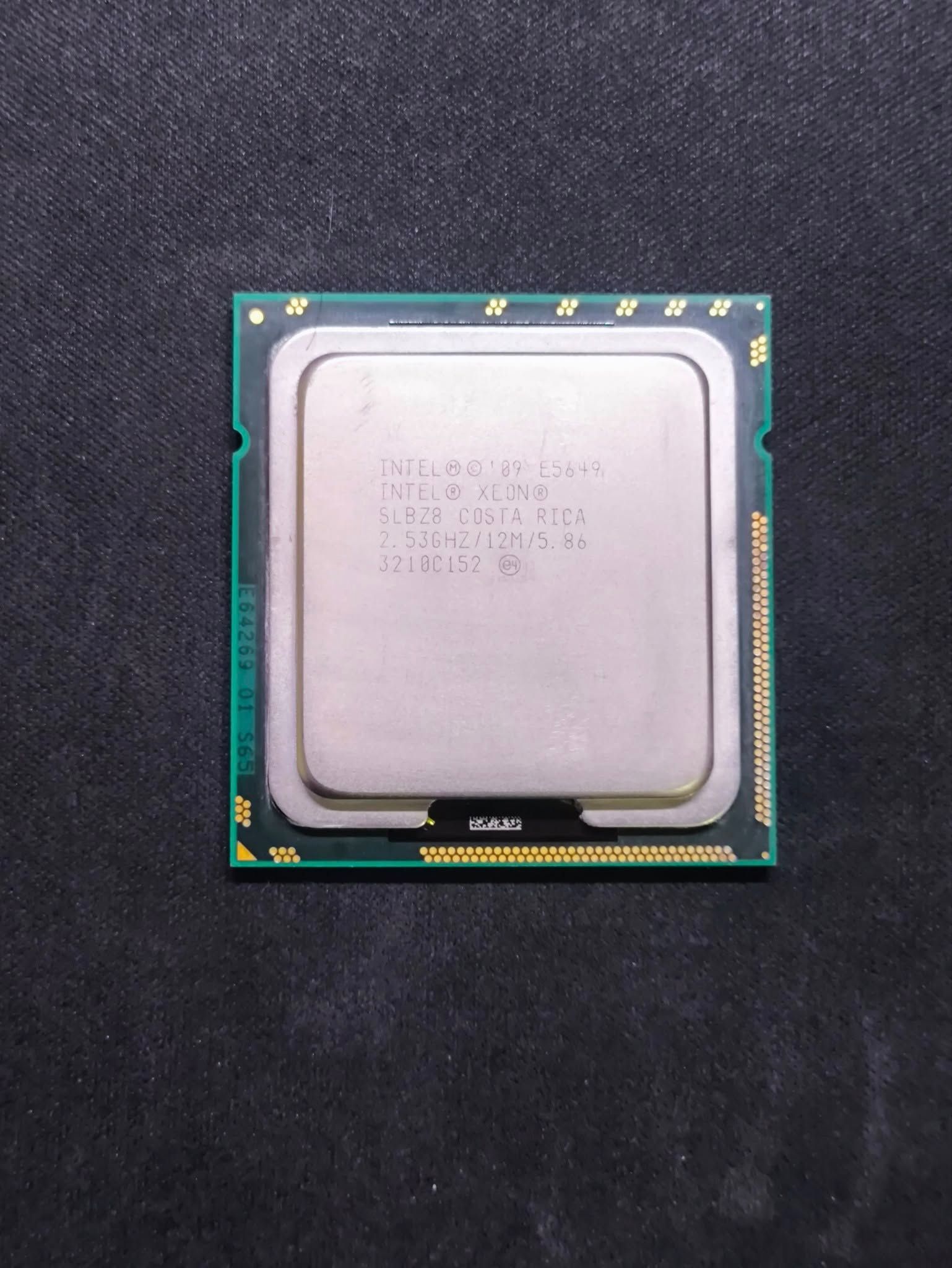 INTEL E5649 六核心 1366腳位