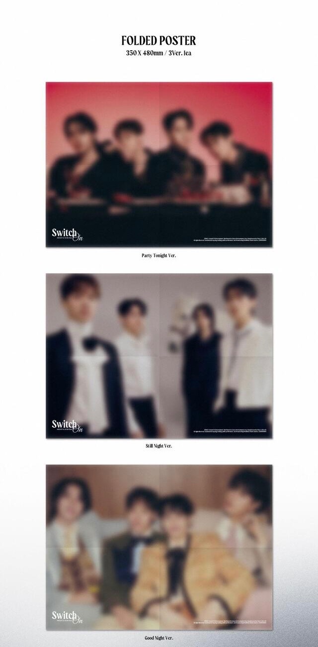 （贈）SWITCH ON 專輯配置 貼紙 折疊海報