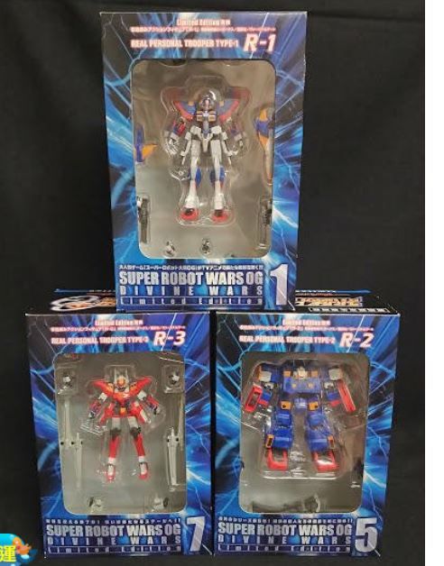 [熊貓] 絕版品 SRW 機戰OG SRX小隊 R-1 + R-2 + R-3 DVD同捆 初回限定品 （僅賣模型）