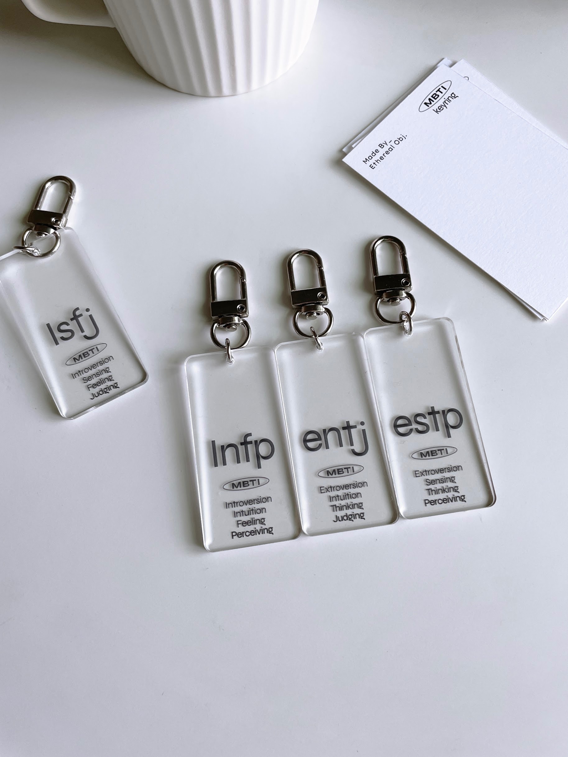 Mbti Keyring【客製商品 需7-14工作天】