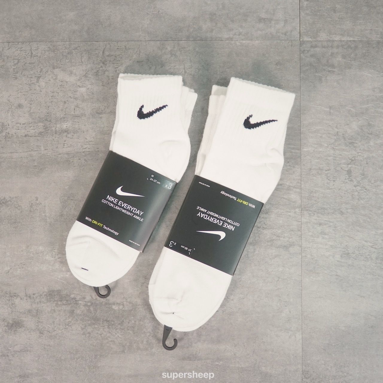 Nike Swoosh Socks 基本款 毛巾底 中筒 運動襪 SX7677-100