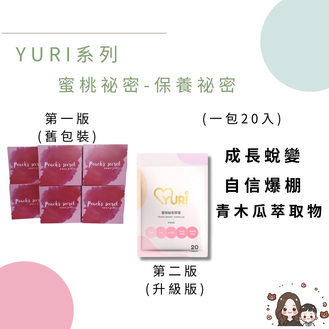 YURI▪️紅葡萄葉消除水腫｜凱旋歸來的蜜桃秘密