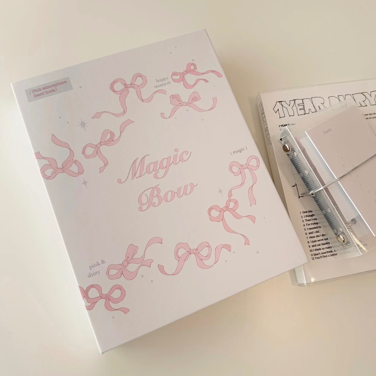 🆕【預購】『Puff diary』原創 MagicBow蝴蝶結A5卡冊