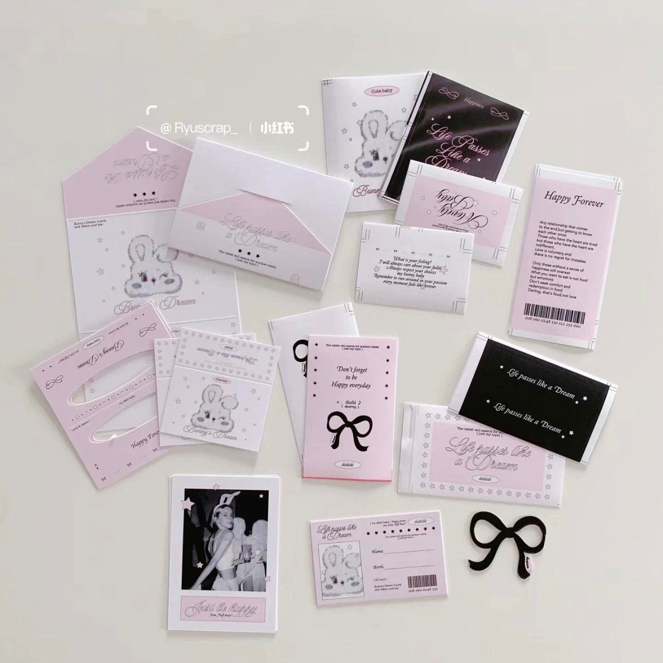 【預購】『Puff diary』浮生若夢貼紙包摺頁SET