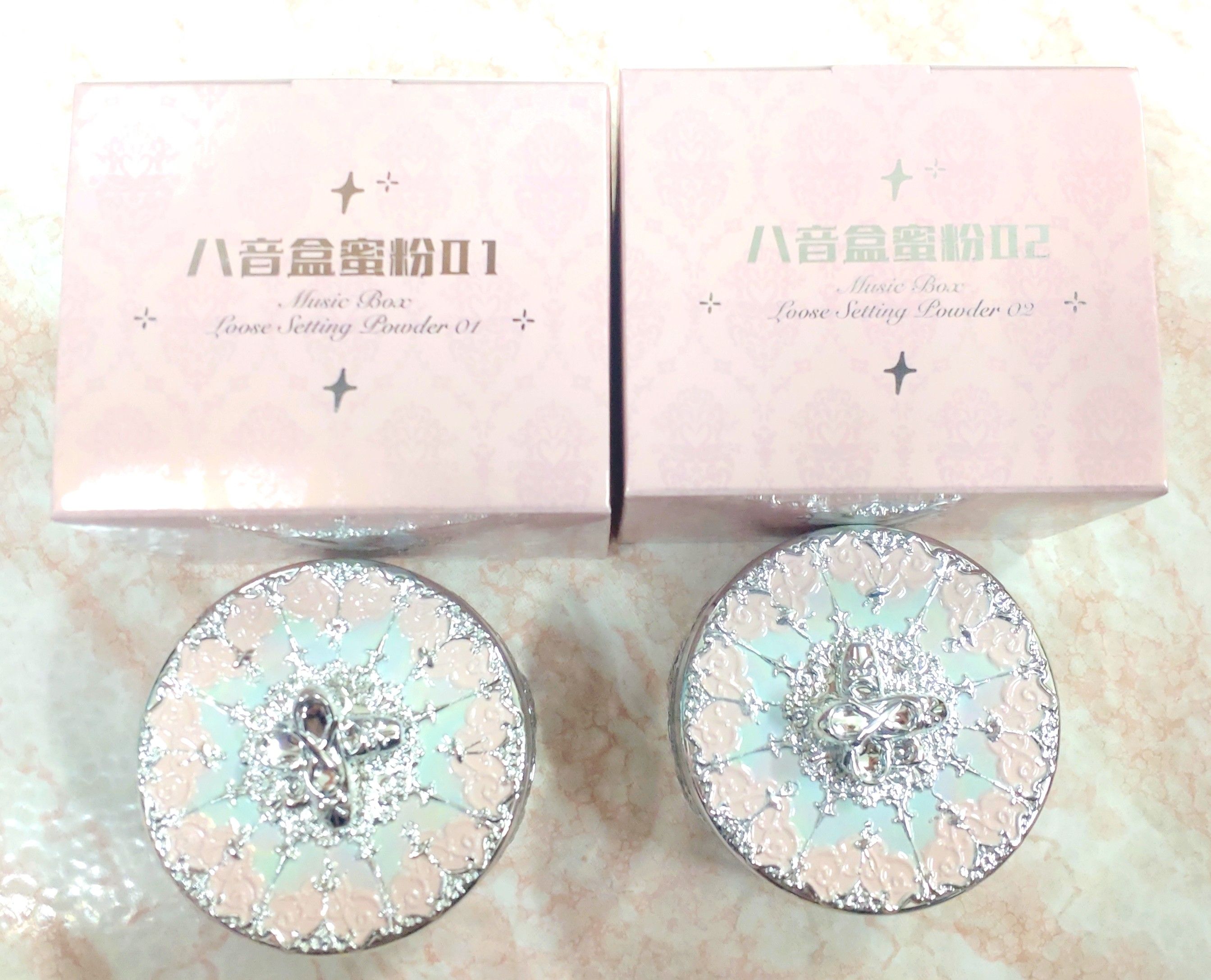 Flower knows 花知曉-天鵝芭蕾系列八音盒蜜粉-全新✨