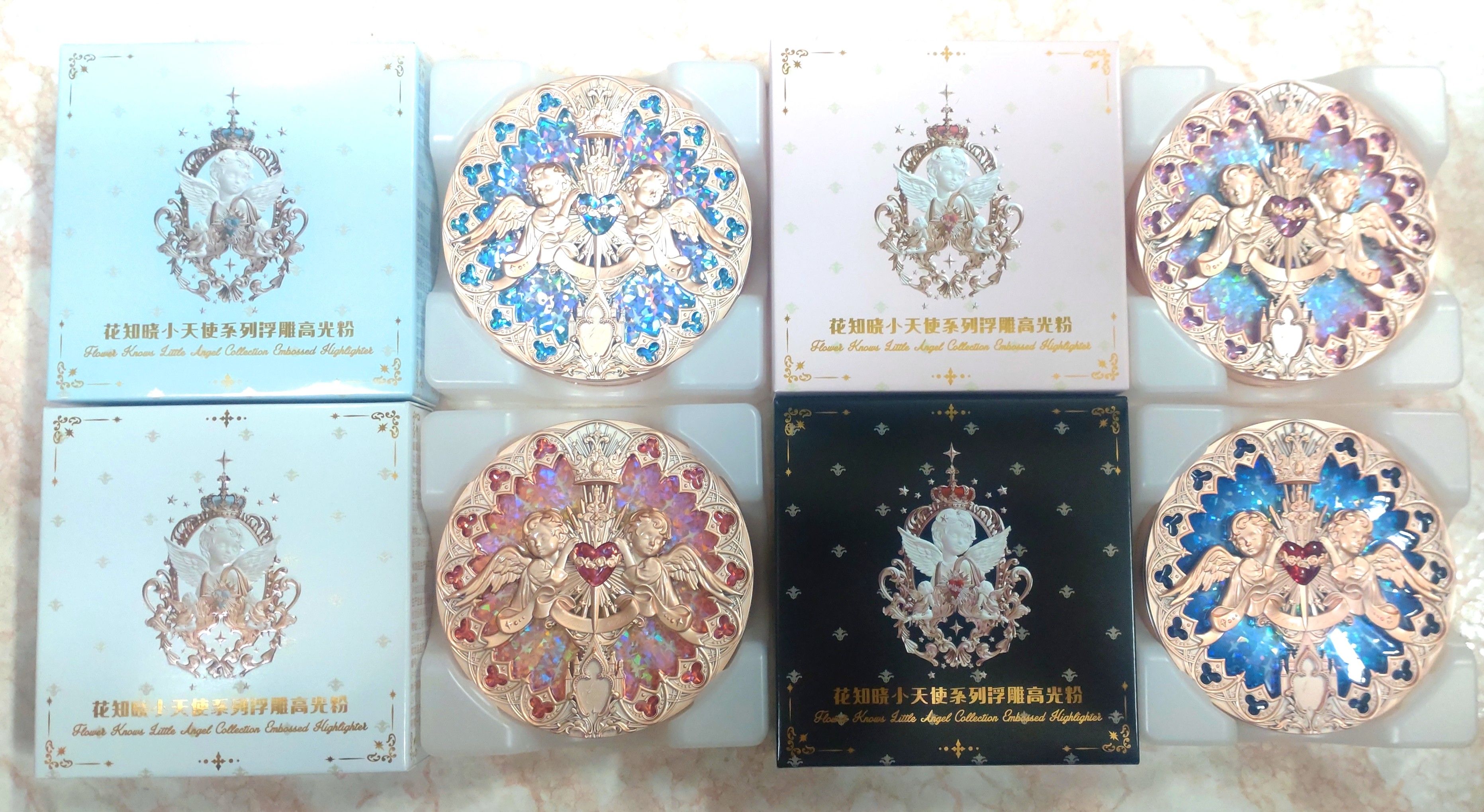 Flower knows 花知曉-小天使系列浮雕高光-全新✨